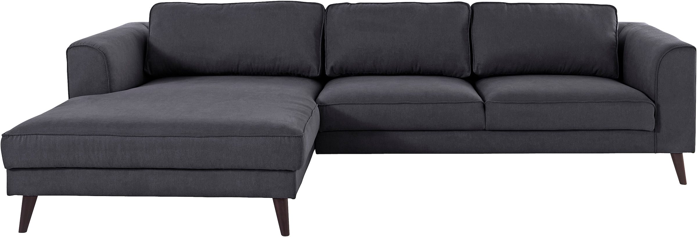 INOSIGN Ecksofa "Lumber Jack, elegant und bequem, Breite 280, hoher Fuß, L- günstig online kaufen