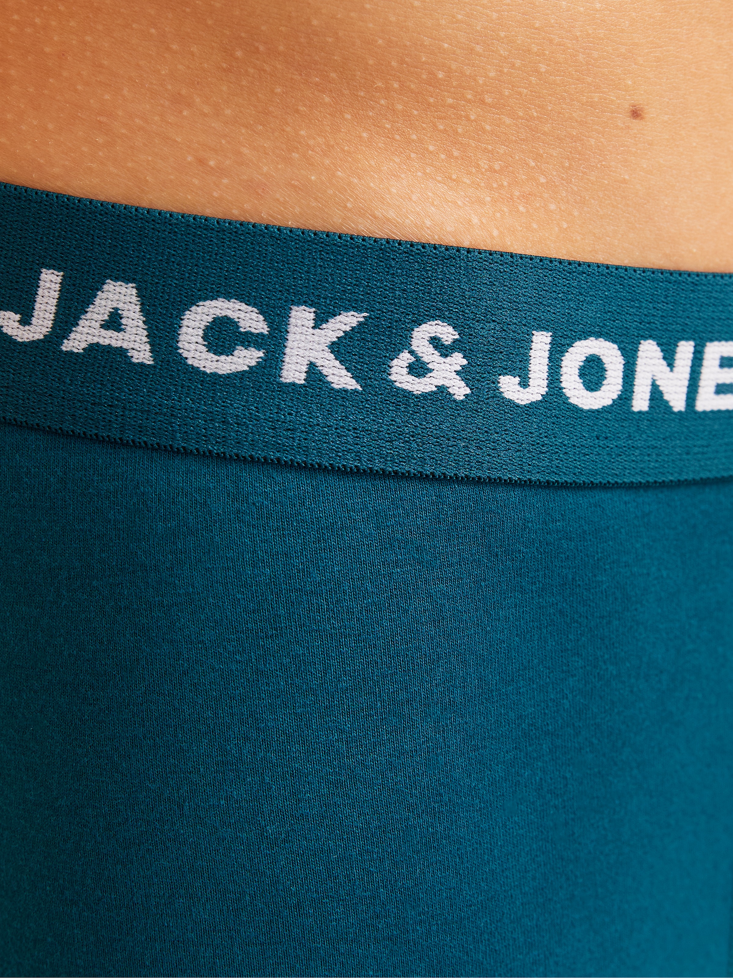 Jack & Jones Trunk »JACTEO – Elastische Boxershorts mit Stretch und Bund« Packung, 5 Stk. tlg., bedruckt, modisch, regular fit, Jersey