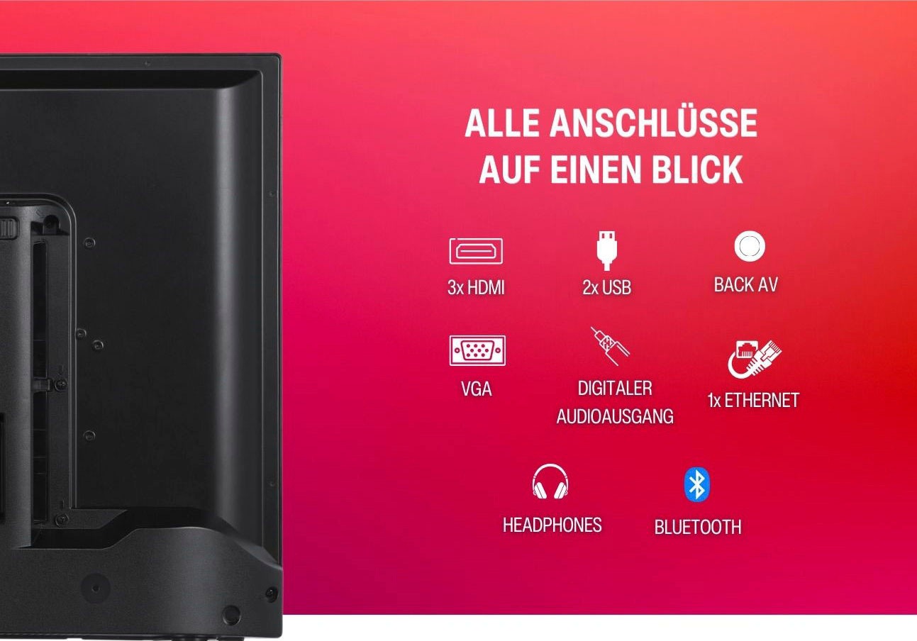 Telefunken QLED-Fernseher »D43Q660M2CW«, 4K Ultra HD, Smart-TV