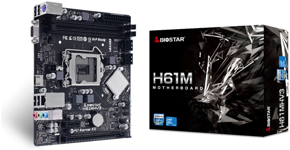 Biostar Mainboard »H61MHV3«