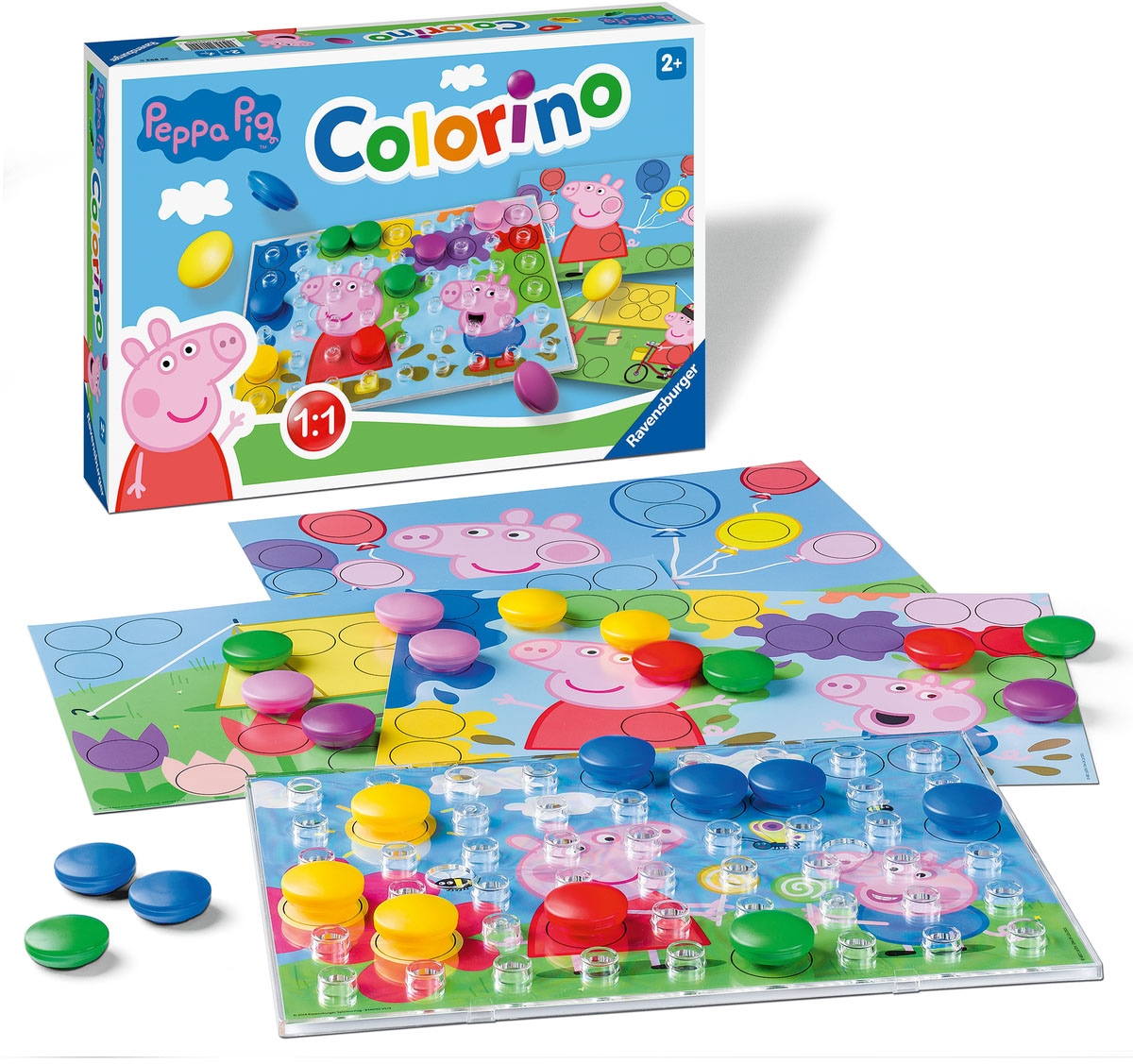 Ravensburger Spiel »Peppa Pig Colorino«, Made in Europe; FSC® - schützt Wald - weltweit