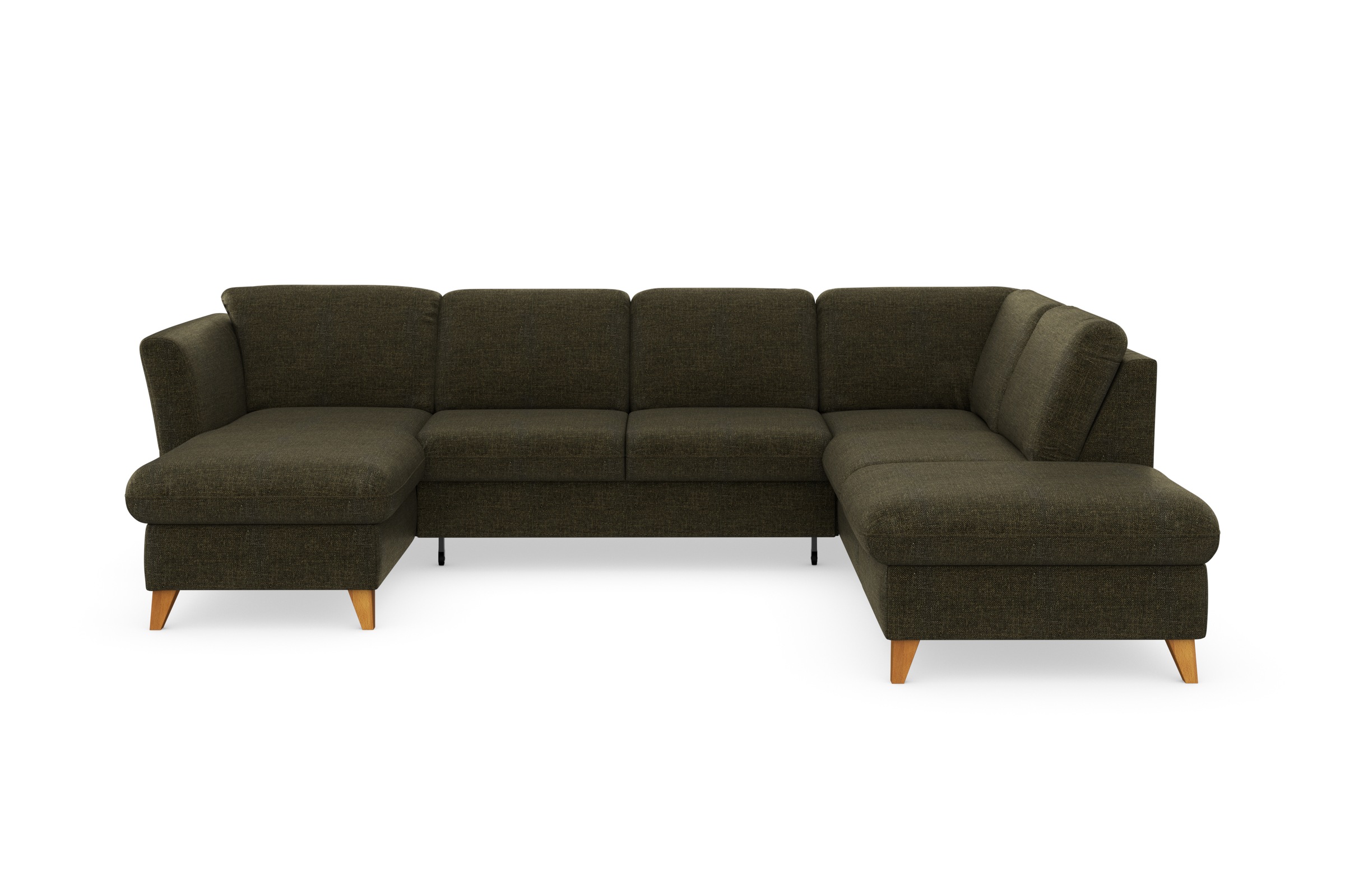 Home affaire Wohnlandschaft "Trelleborg U-Form" Federkern-Polsterung, wahlw günstig online kaufen