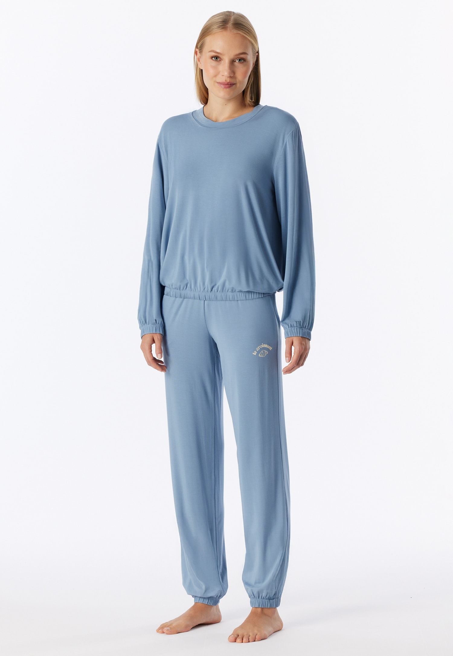 Schiesser Pyjama »Casual Fashion« Rundhalsausschnitt, Modal-Qualität
