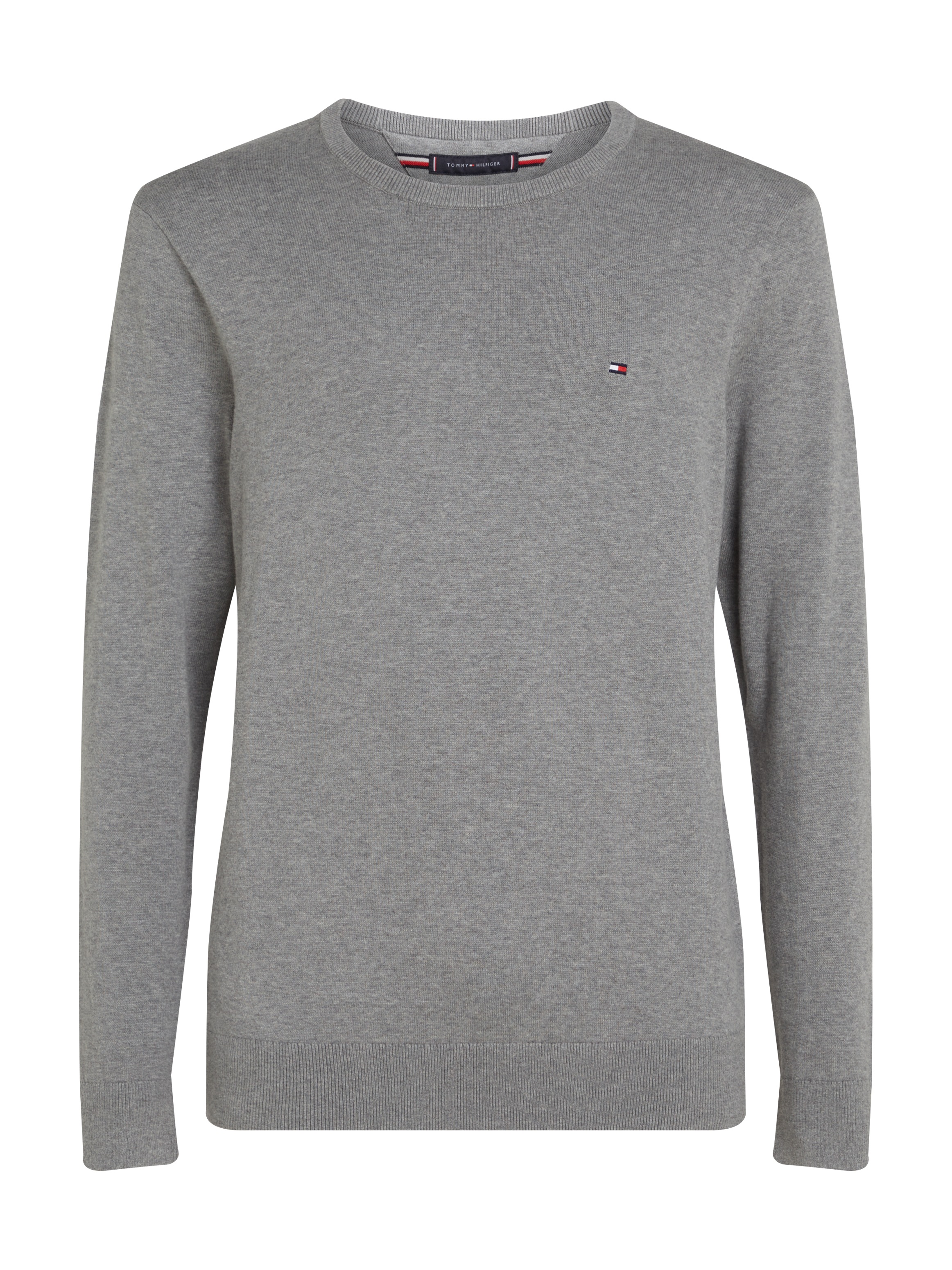 Tommy Hilfiger Core Essential Pullover Grau Meliert M 5