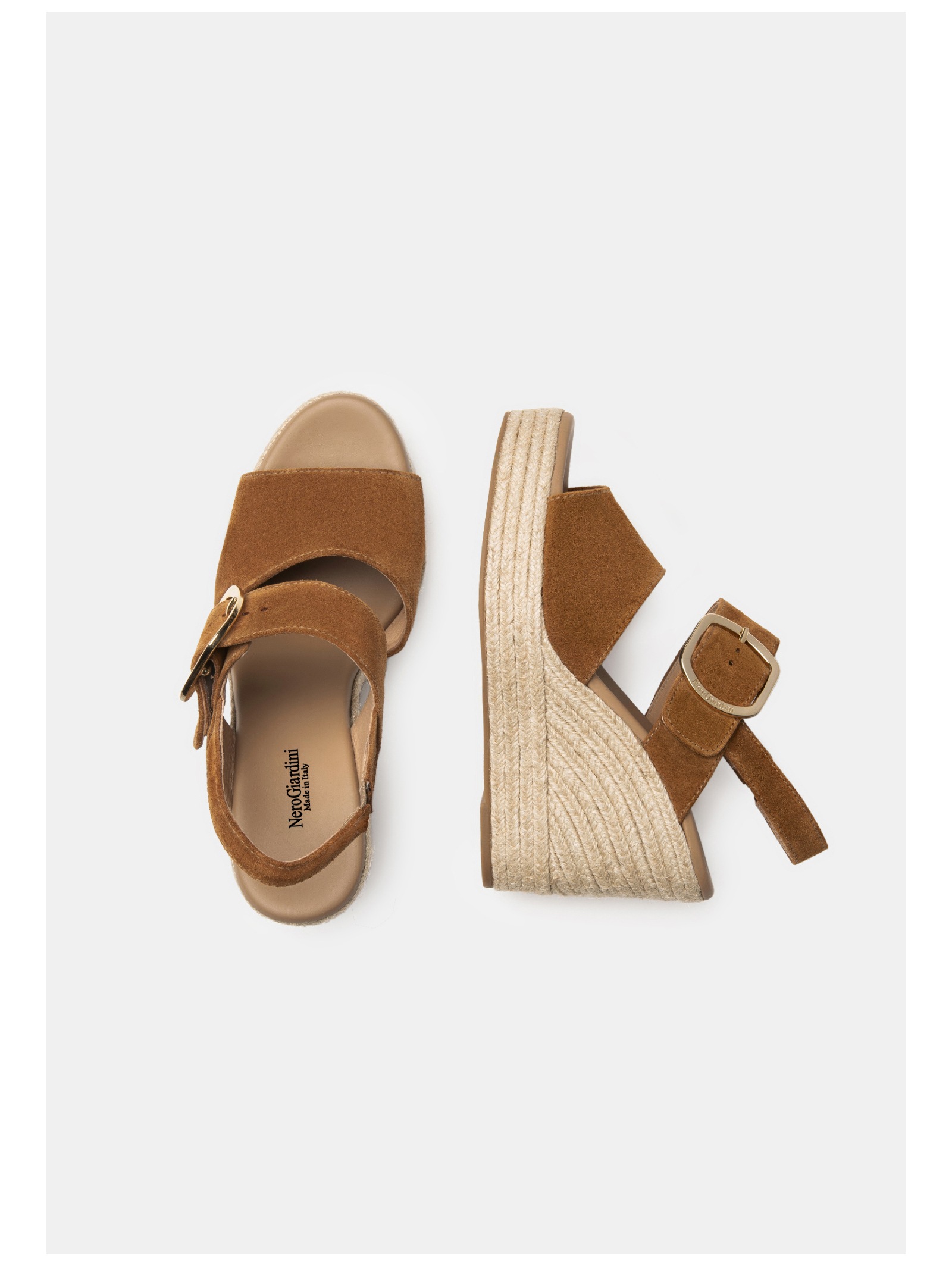 Nero Giardini Keilsandalette »Nero Giardini Sandalen Veloursleder«