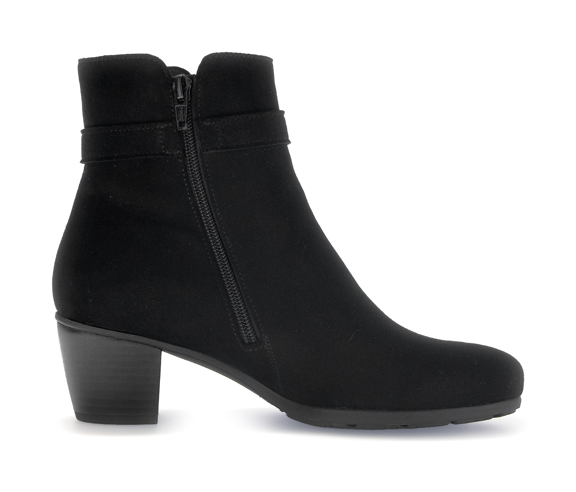 Gabor Stiefelette, Blockabsatz, Businessschuh mit dekorativem Schmuckelement