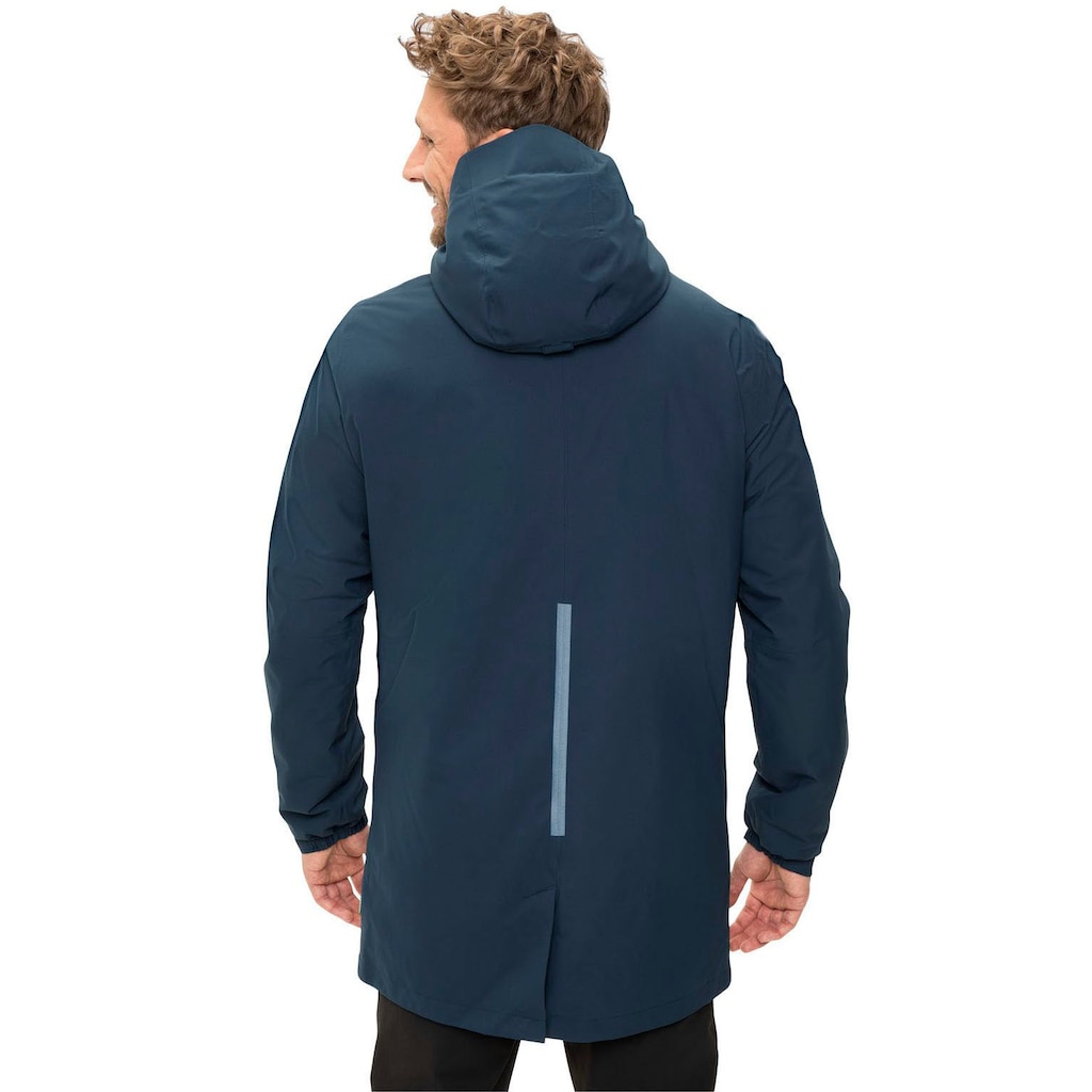 VAUDE Funktionsparka »MENS CYCLIST PADDED PARKA«, mit Kapuze