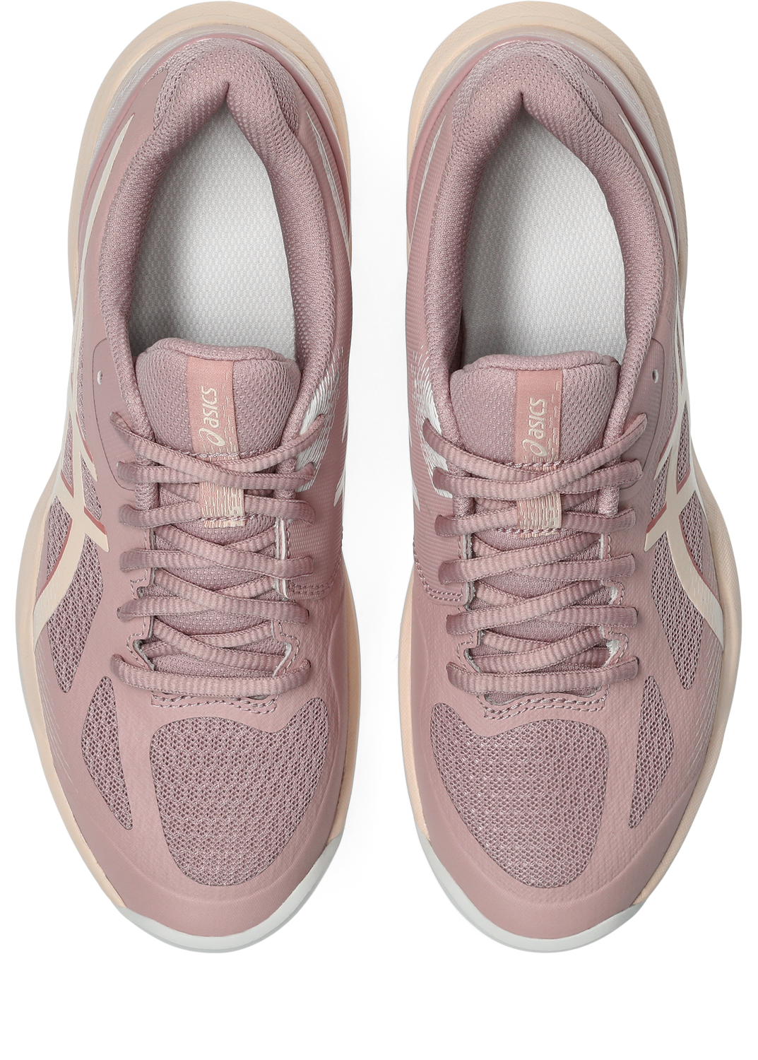 Hallenschuh ASICS "COURT HUNTER FF", Damen, Gr. 41,5, morganite, pearl pink, Synthetik, Schuhe Hallenschuh, besonders geeignet für Handball und Volleyball 3