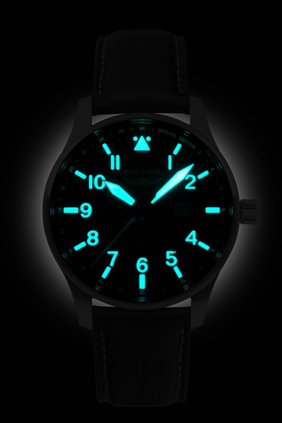 IRON ANNIE Quarzuhr »56442«, Armbanduhr, Herrenuhr, Datum, Leuchtzeiger, Made in Germany