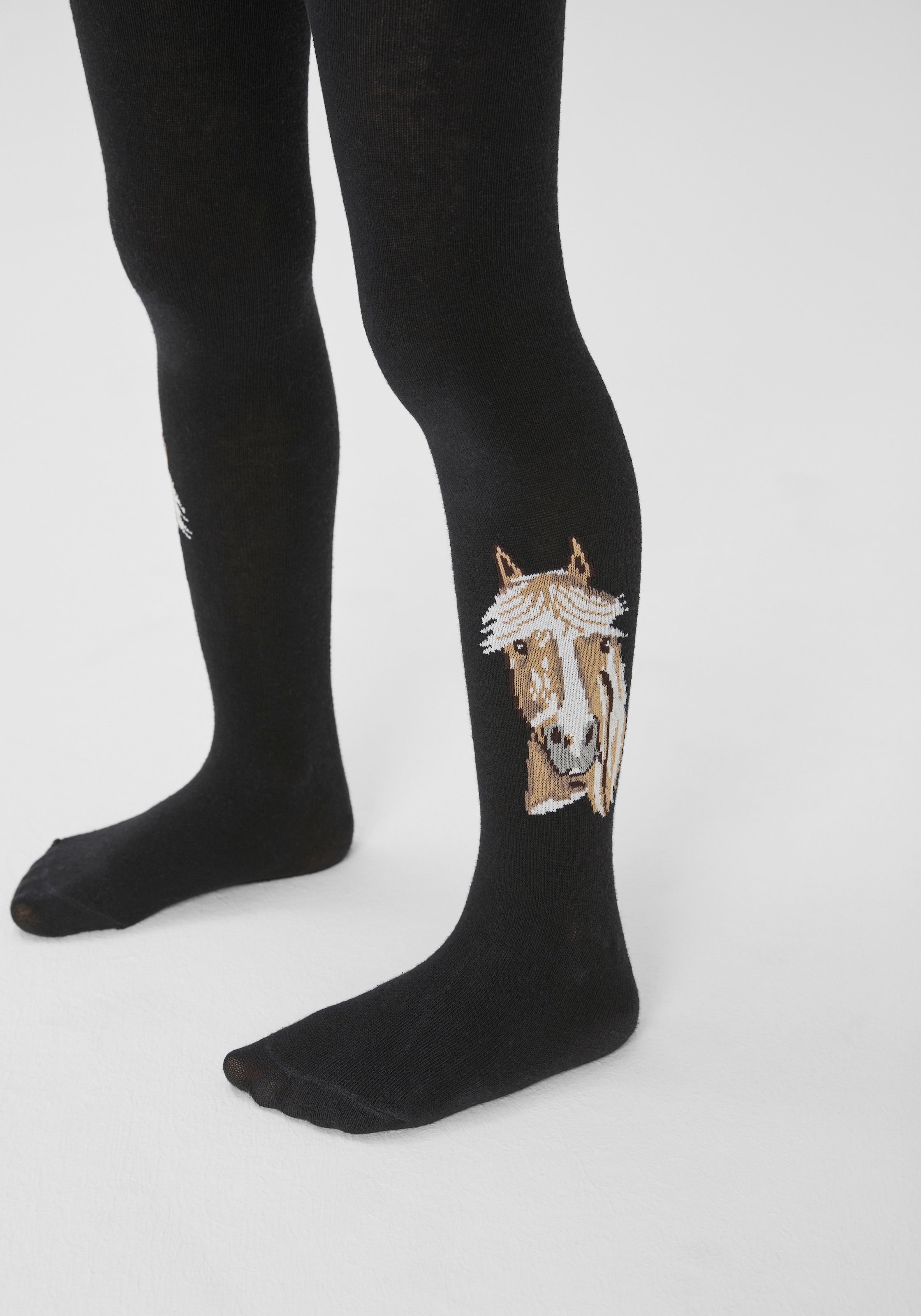 H.I.S Strickstrumpfhose, (Packung, 3 St.), mit Pferde Motiven