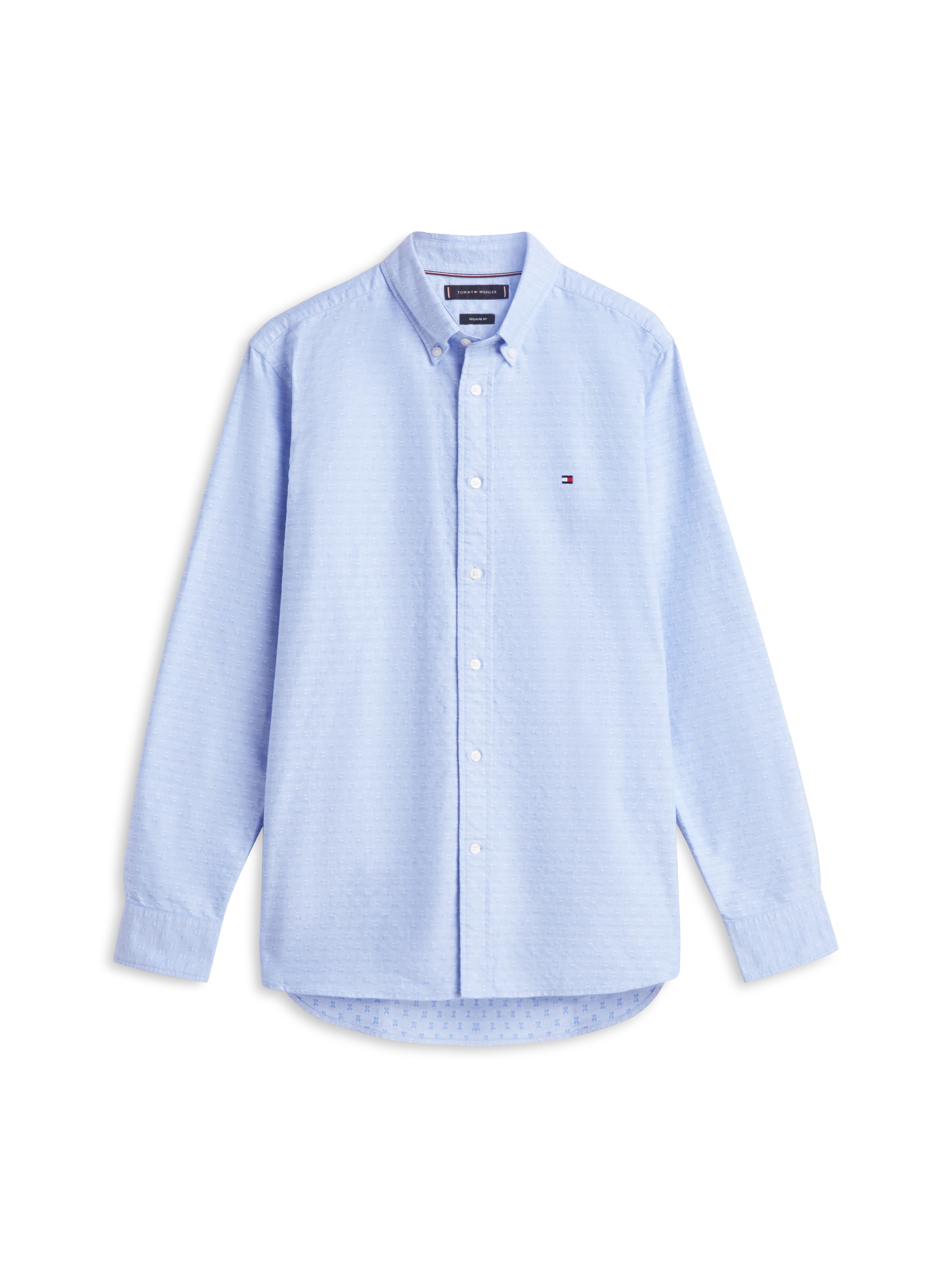 Tommy Hilfiger Langarmhemd »OXFORD DOBBY« Button-down-Kragen, regular fit, Businesshemd