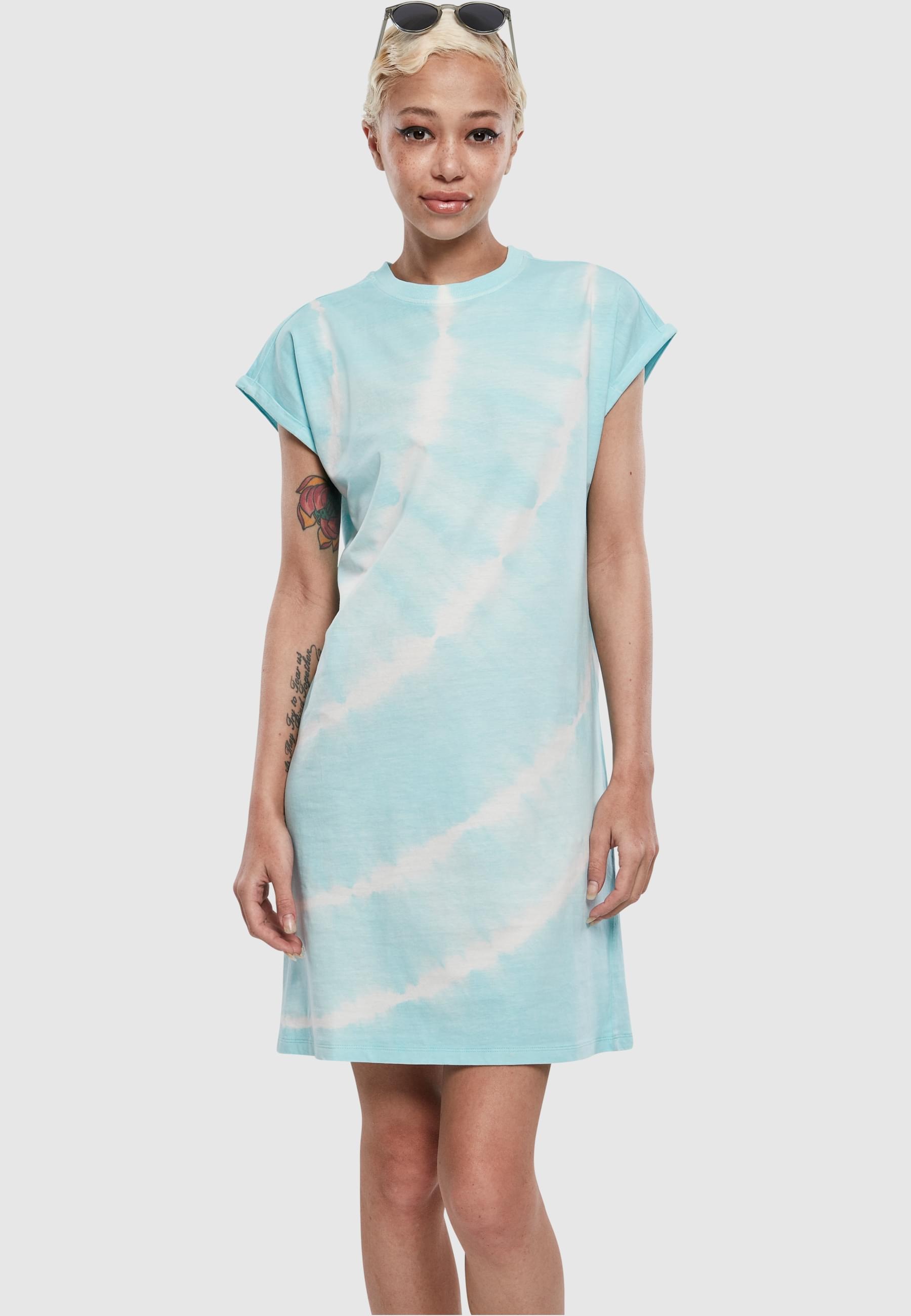 URBAN CLASSICS Shirtkleid »Urban Classics Damen Ladies Tie Dye Dress«, (1 tlg.)