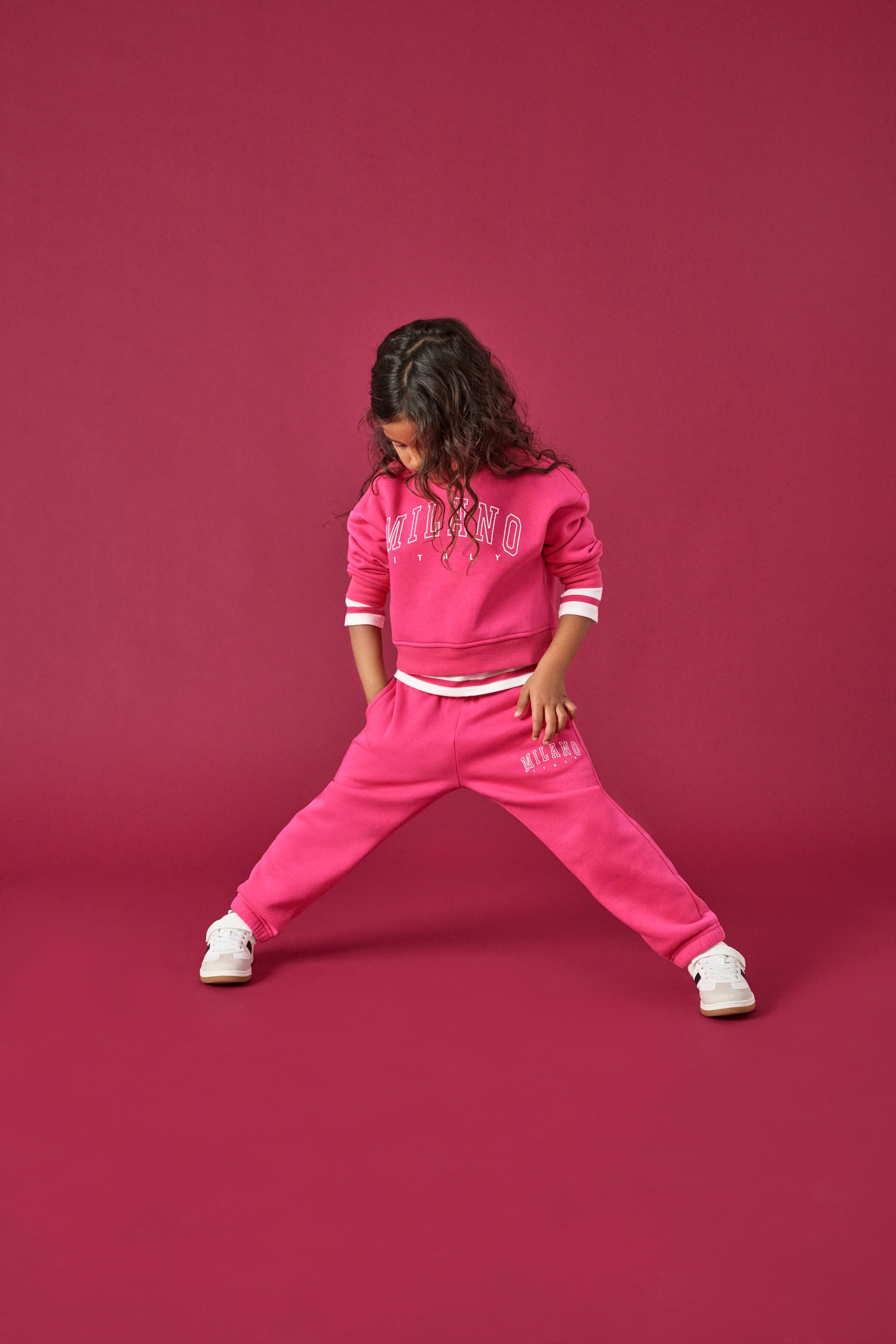 KIDS ONLY Sweatshirt "KMGSWEAT LS CREW OSZ STAT SWT NOOS", Baumwollmischung, loose fit