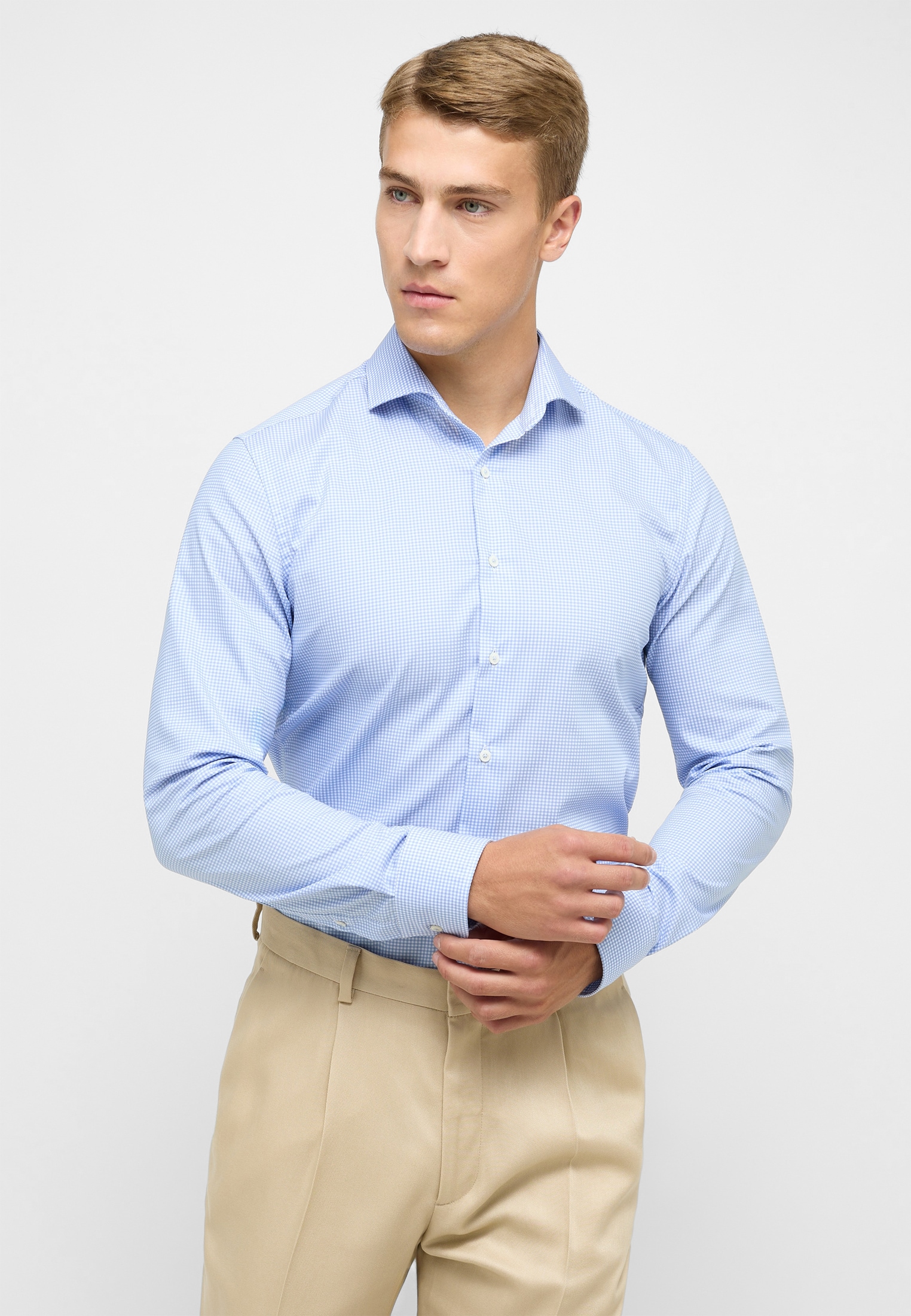 Eterna Langarmhemd "SLIM FIT", NON IRON (bügelfrei) günstig online kaufen