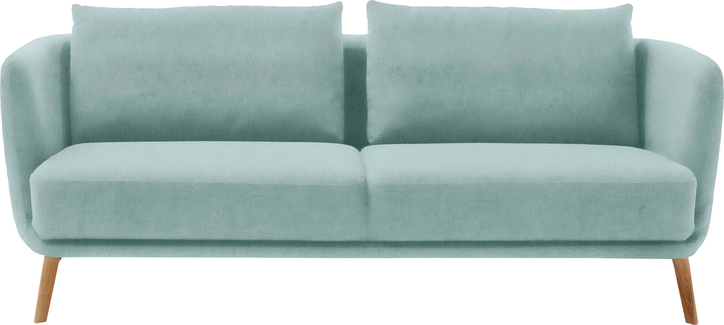 SCHÖNER WOHNEN-Kollektion 3-Sitzer "Pearl - 5 Jahre Hersteller-Garantie, auch in Bouclé" Maße (B/H/T): 210/71/91 cm, Füße Massivholz
