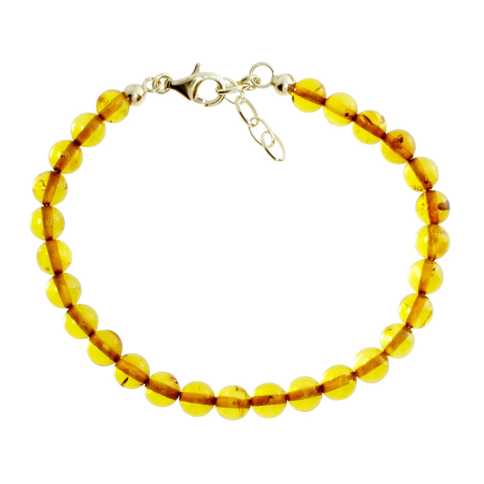 OSTSEE-SCHMUCK Damen Armband "Ostsee-Schmuck Armband Celine Armband Celine", 19cm, Bernstein, braun, Bernstein, Armbänder