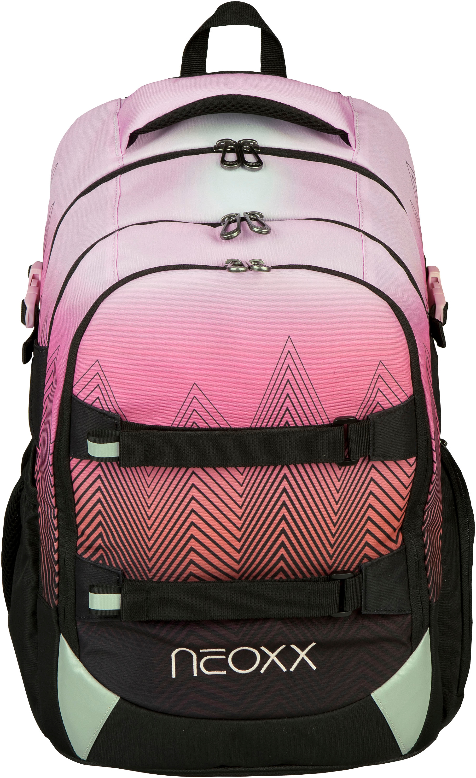 NEOXX Kinder Schulrucksack "Active Pro", rosa, Polyester, Rucksäcke