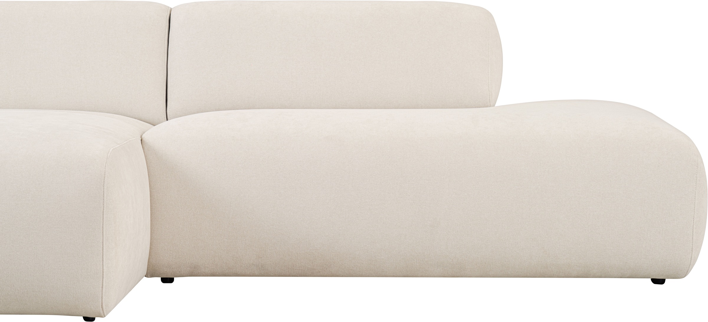 andas Ecksofa »Myrland«, Breite 222 cm, Chenille, Easy Clean Stoff, mit Kaltschaum