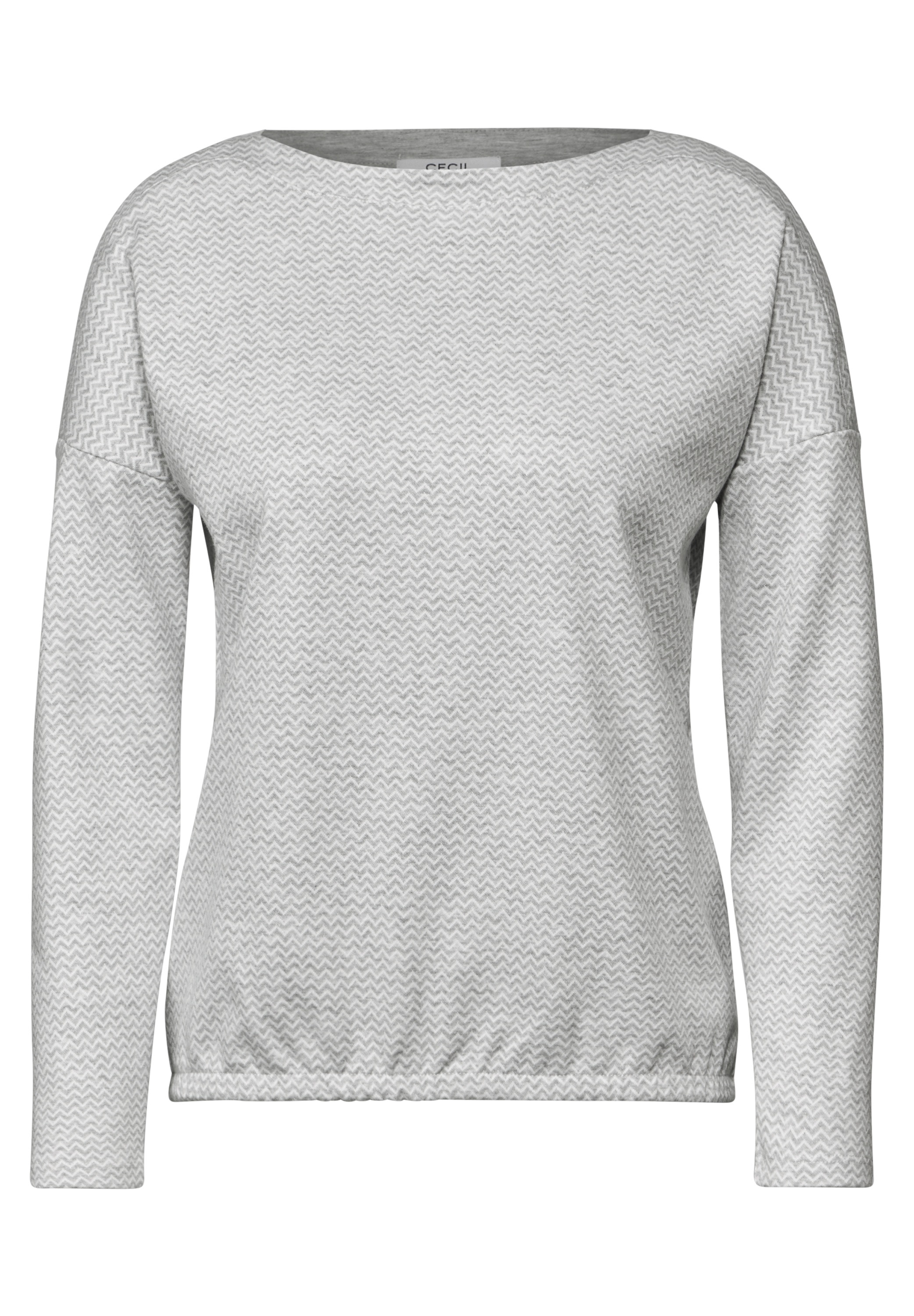 Cecil Langarmshirt, mit U-Boot-Ausschnitt