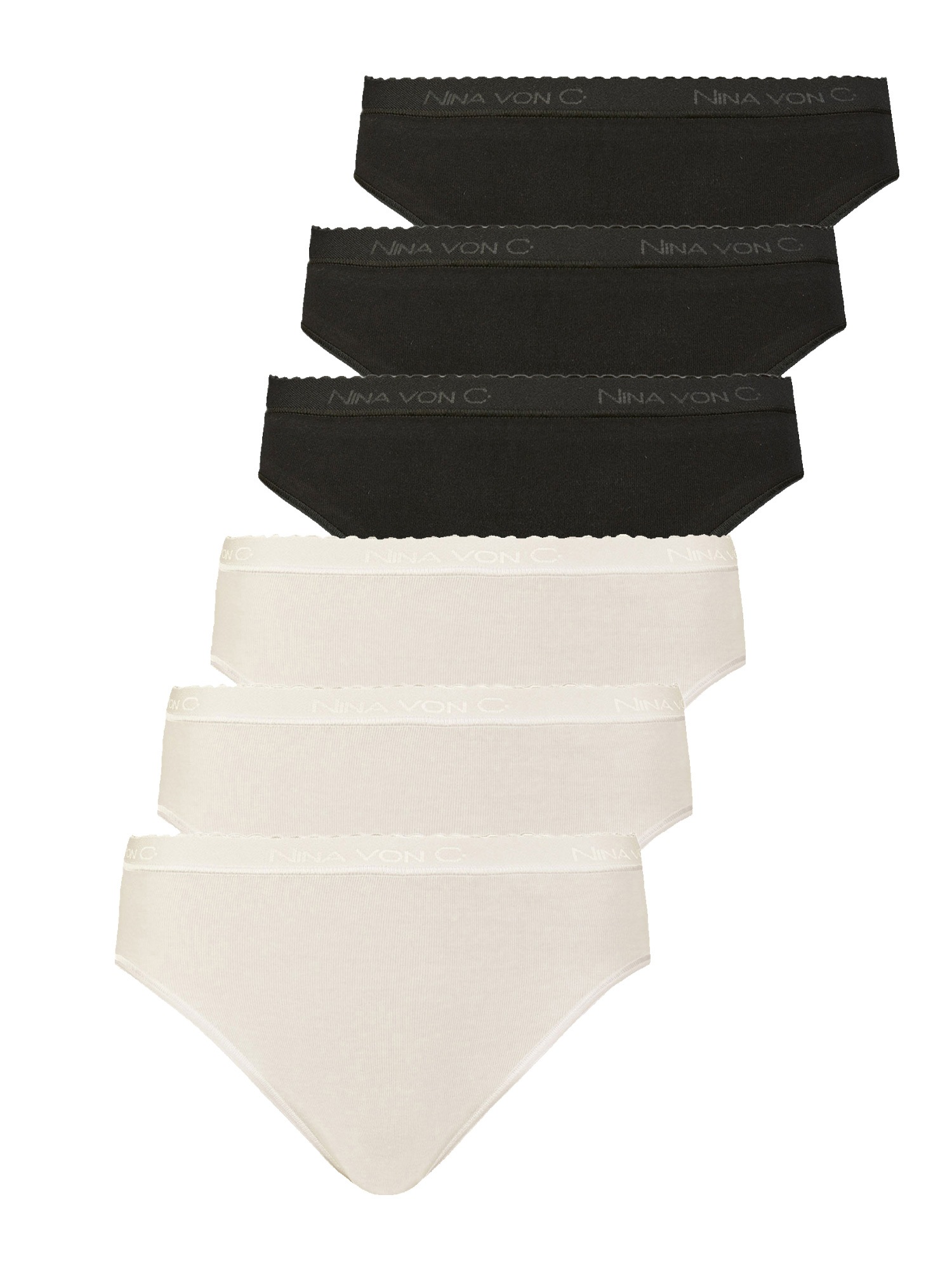 Nina Von C. Midislip "6er Pack Damen Midislip Slipboutique"
