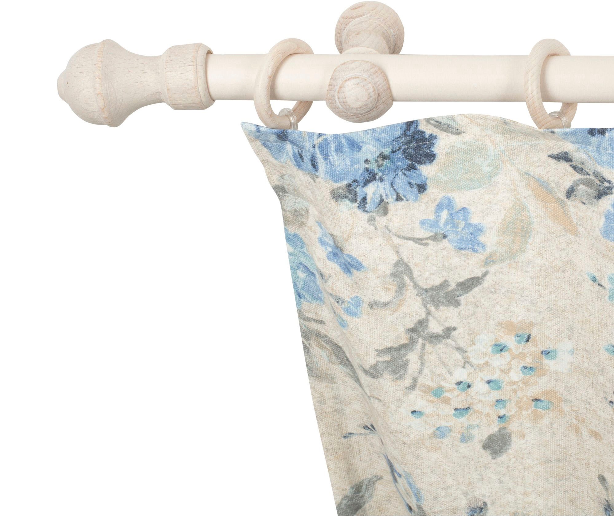 SN DECO GROUP Gardinenstange "Ares" 1 läufig-läufig Fixmaß 28 mm, Holz, ver günstig online kaufen