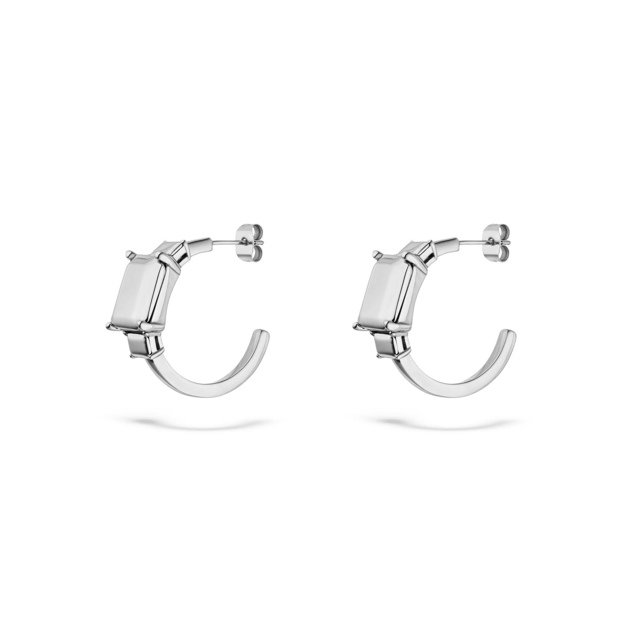 Liebeskind Berlin Paar Creolen »Steel Diamond«