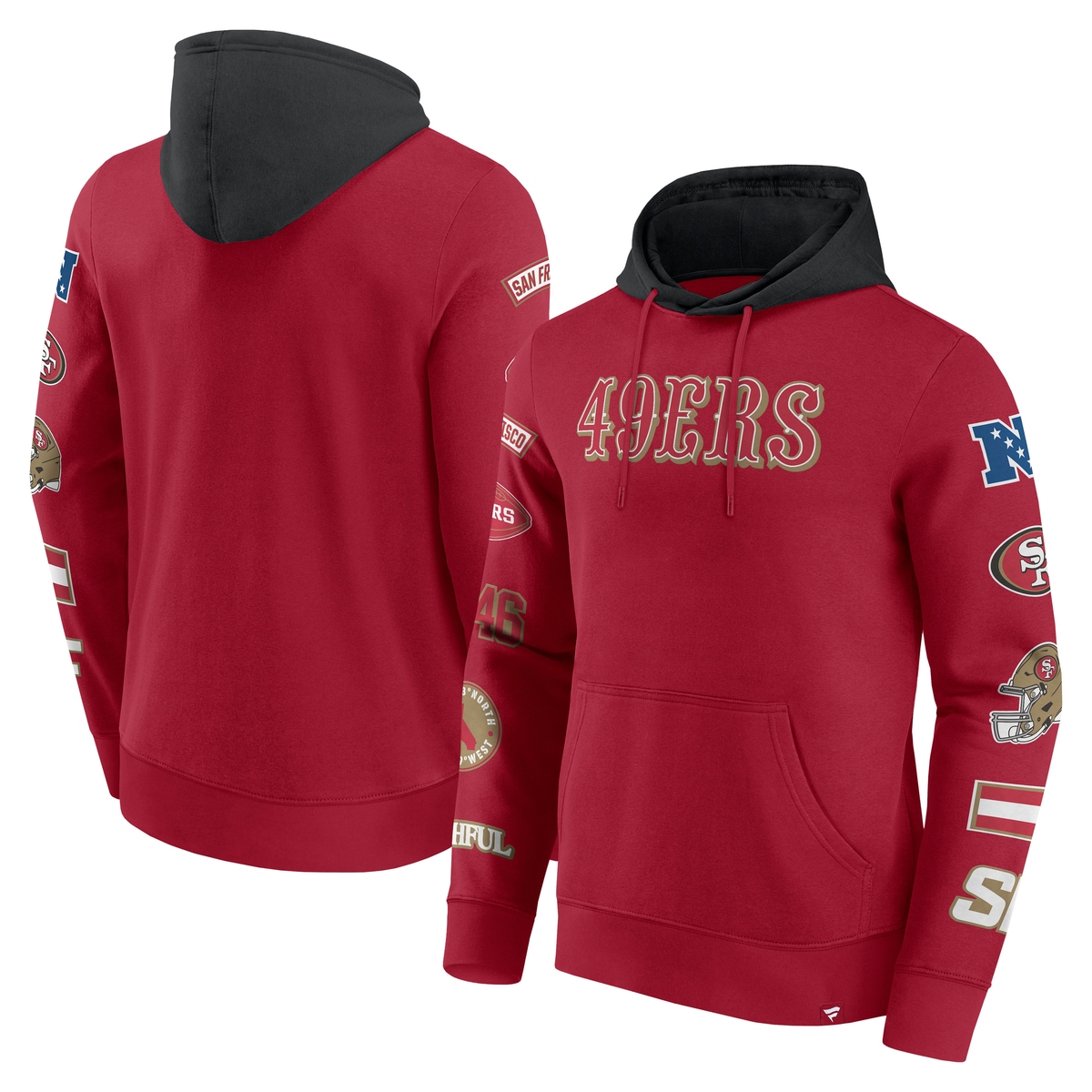 Fanatics "Fanatics Hoodie San Francisco 49ers Patched Out Fleece"