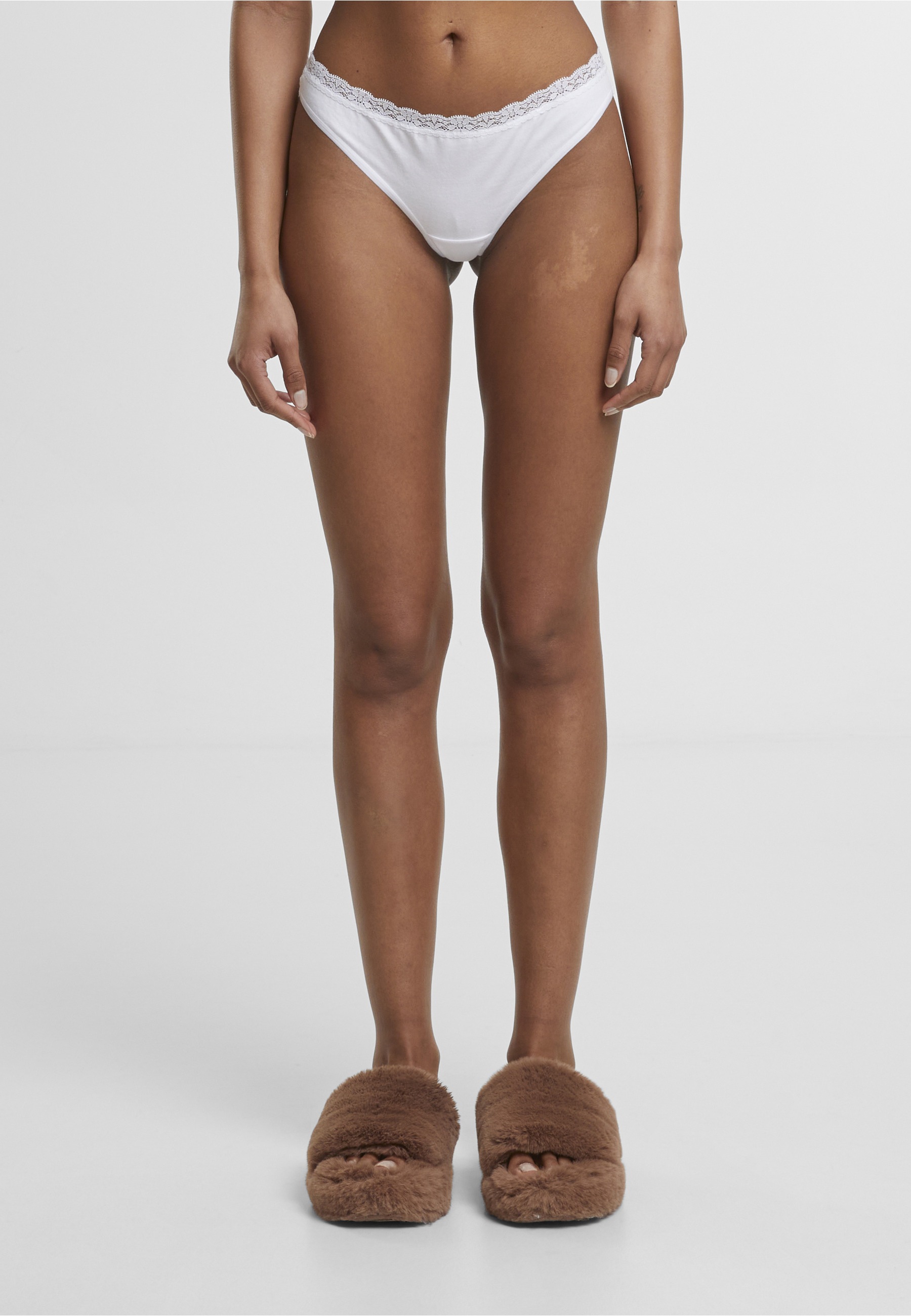 URBAN CLASSICS Panty »Urban Classics Ladies Basic Cotton Tanga Lace 5-Pack«