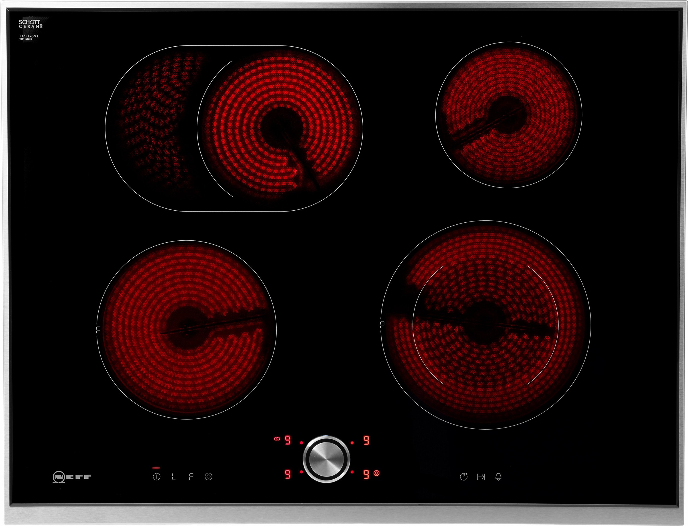 Neff T17TT76N1 Elektro-Kochfelder - Edelstahl