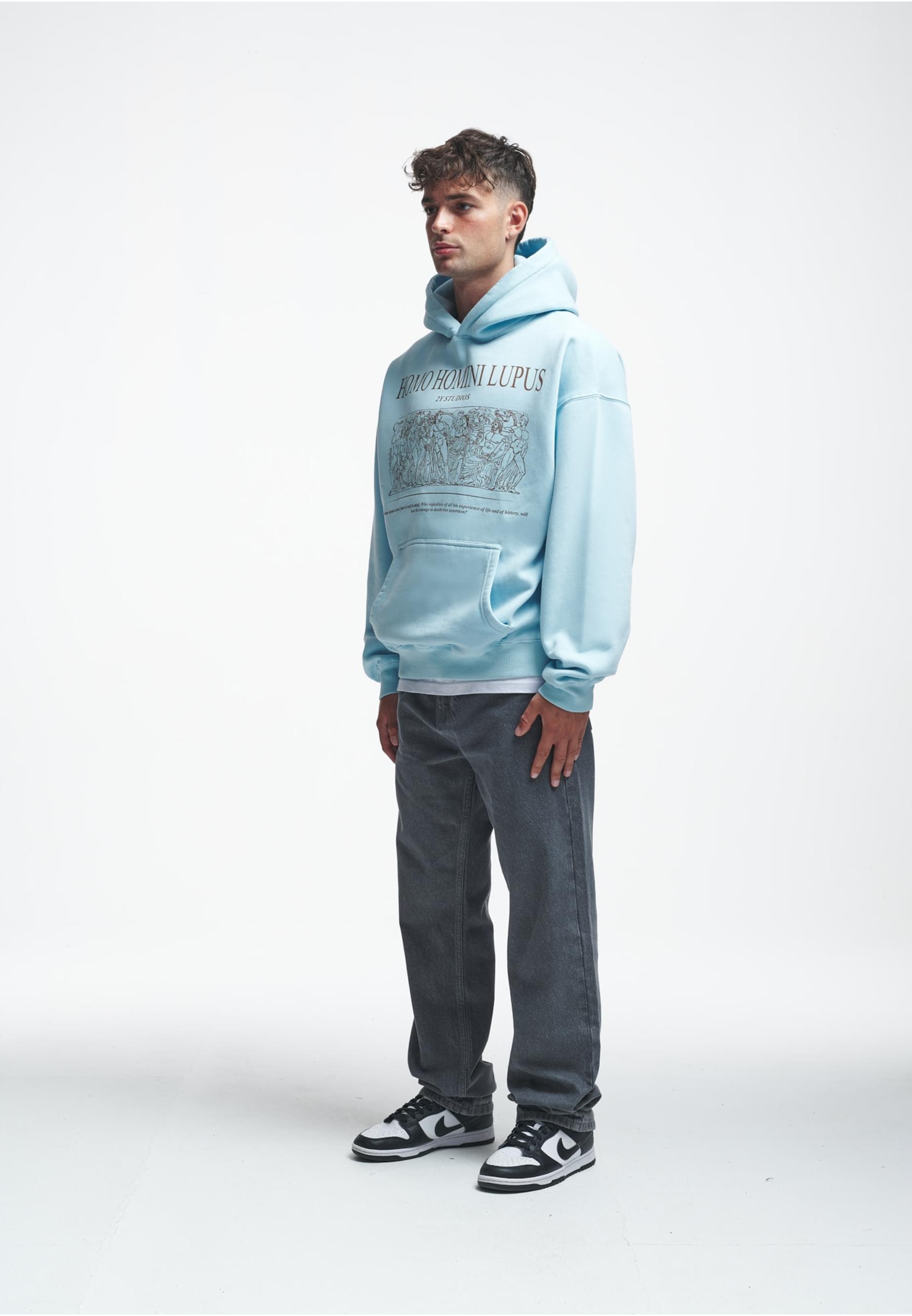 2Y Studios Kapuzensweatshirt »2Y Studios Herren 2Y Homini Oversize Hoodie«, (1 tlg.)
