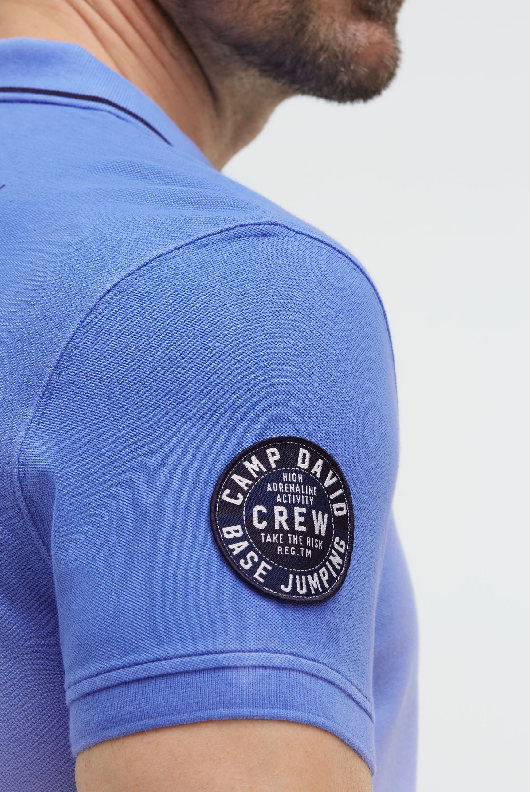 CAMP DAVID Poloshirt aus Baumwolle
