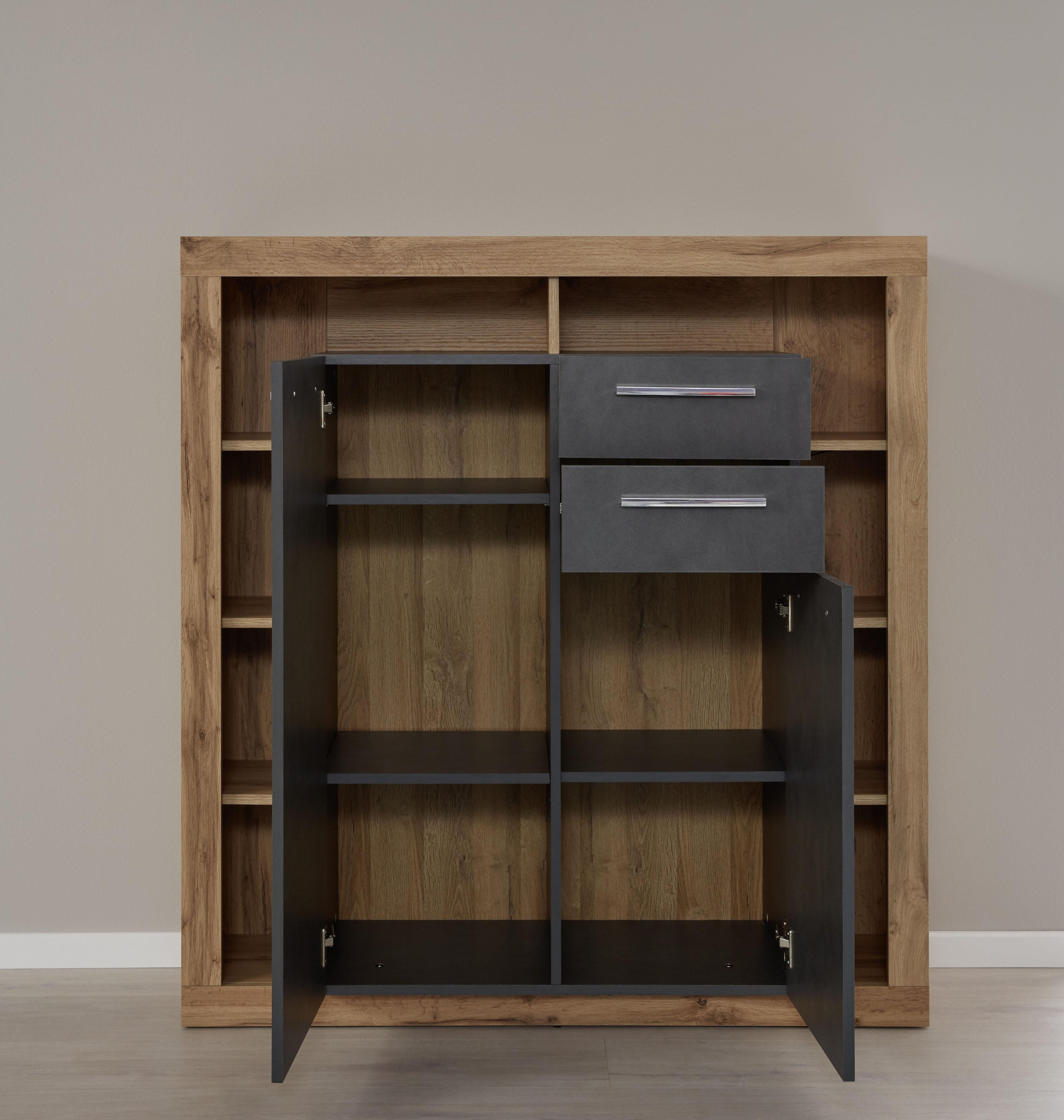 INOSIGN Highboard "Gwendolyn", (1 St.), Moderner Wohnzimmerschrank mit viel günstig online kaufen