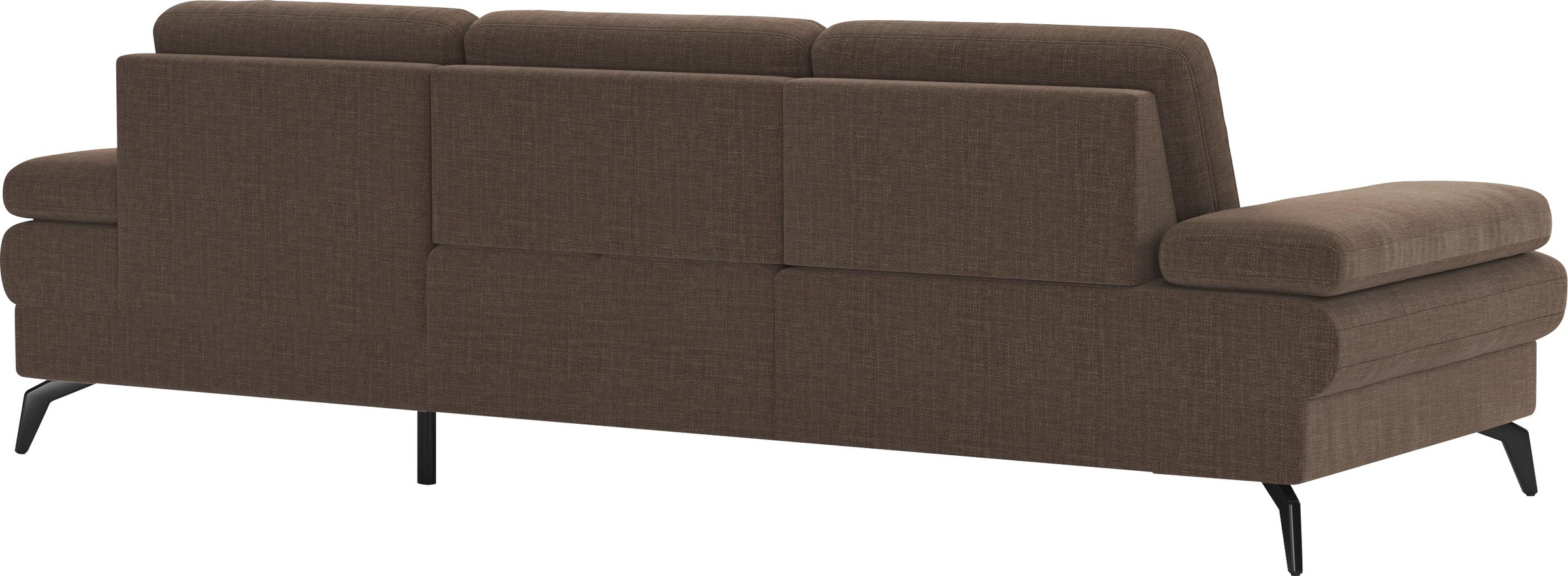 sit&more Ecksofa »Morris L-Form, inkl. Sitztiefenverstellung«, wahlweise mit Armteilverstellung, Bettfunktion & Bettkasten