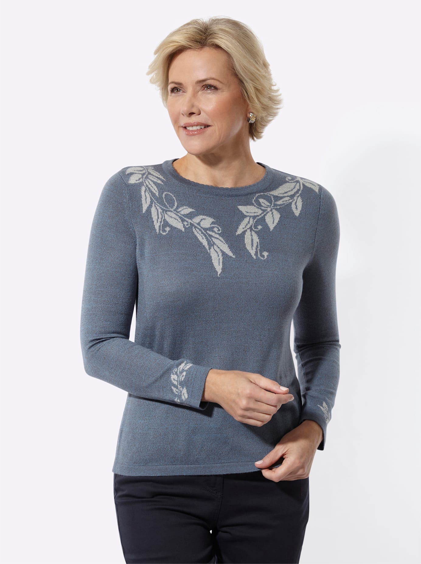 Classic Basics Rundhalspullover "Stehkragen-Pullover"