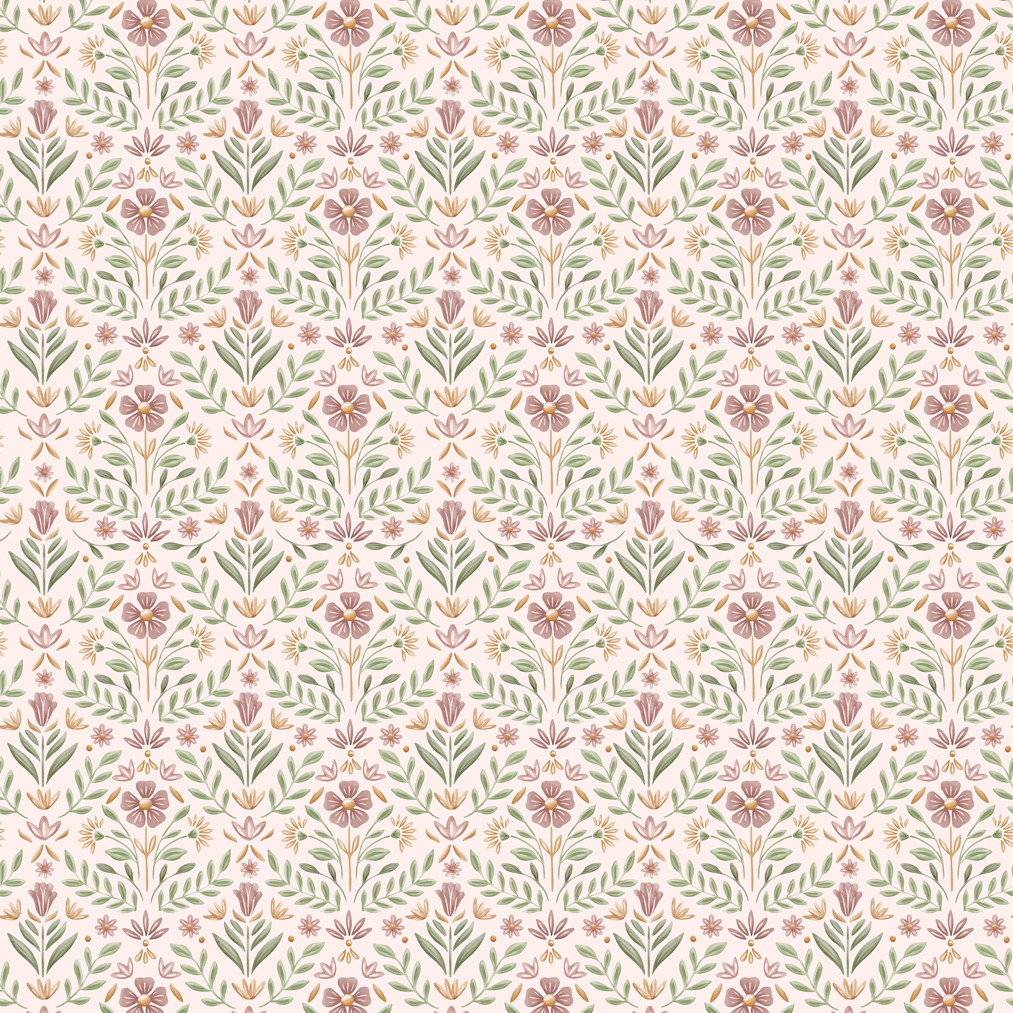 LITTLE DUTCH Fototapete »Fairy Flowers«, neutral, 10mx52cm (ca. 5m2)