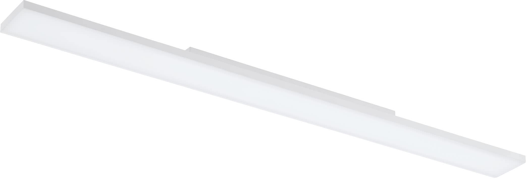 EGLO LED-Deckenleuchte »TURCONA-Z« in weiß aus Stahl, Alu / inkl. LED fest  integriert - 34,2 Watt, Gr. ca. 120 x 10 cm | BAUR