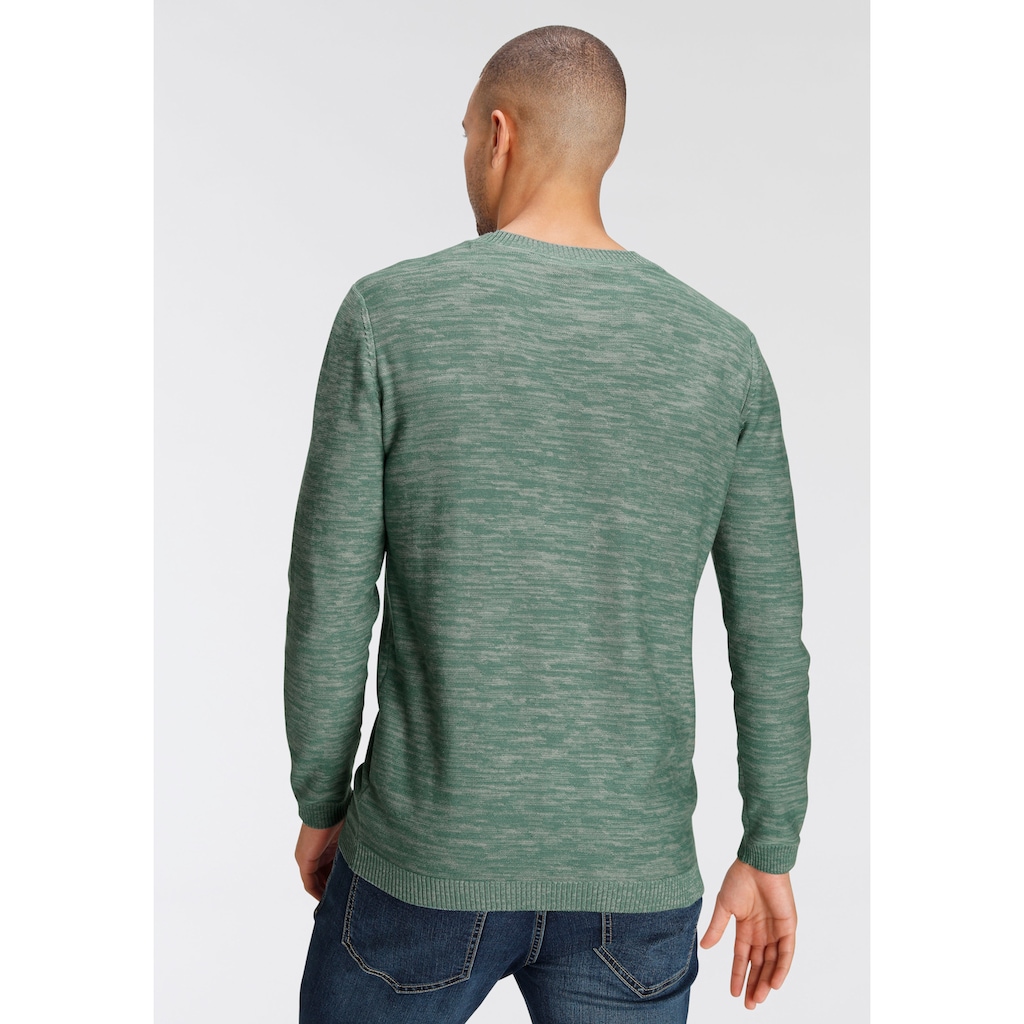 AJC Strickpullover, in melierter Optik