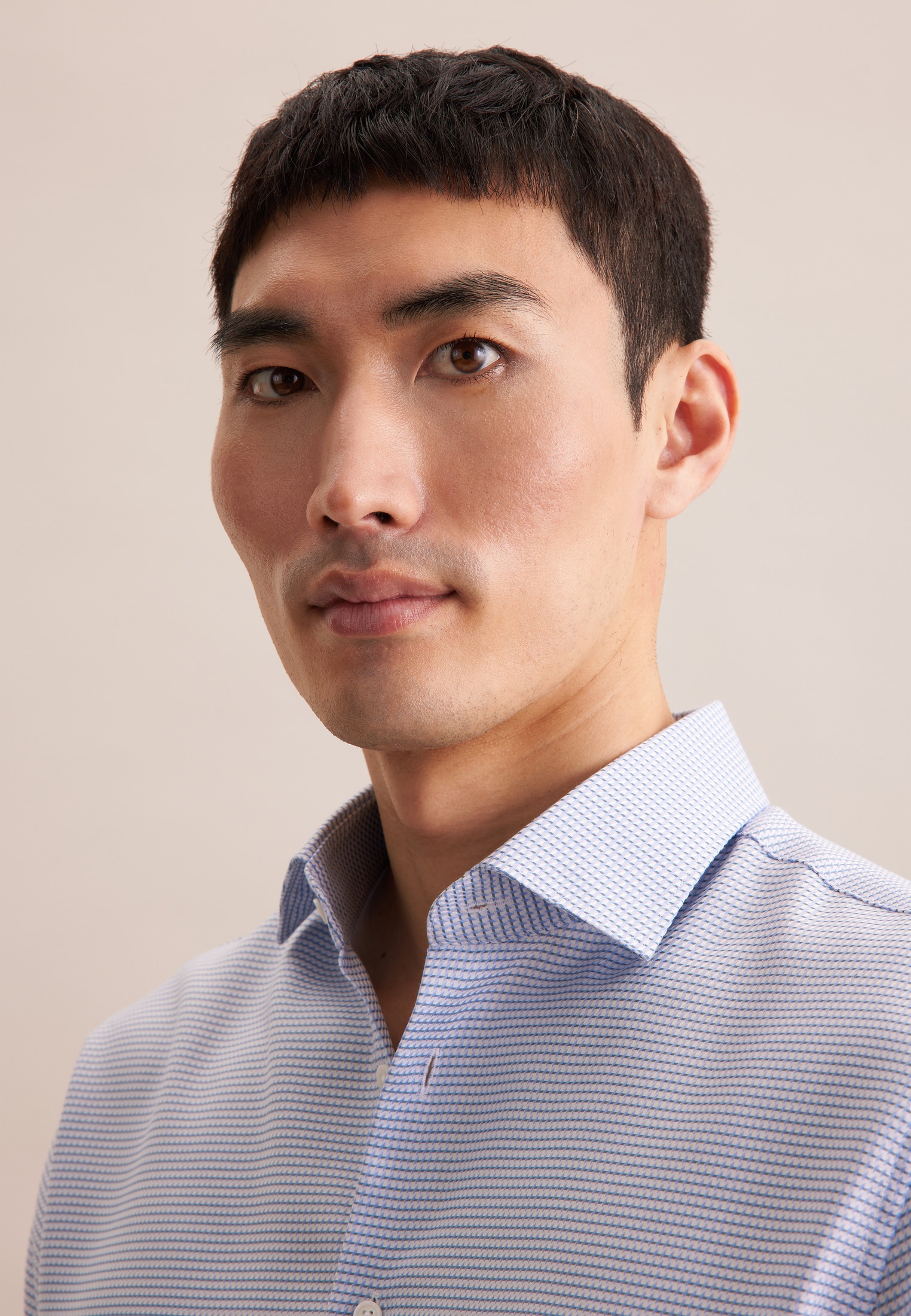 Thumbnail - seidensticker Businesshemd "Regular", Regular 1/1 Kentkragen Struktur