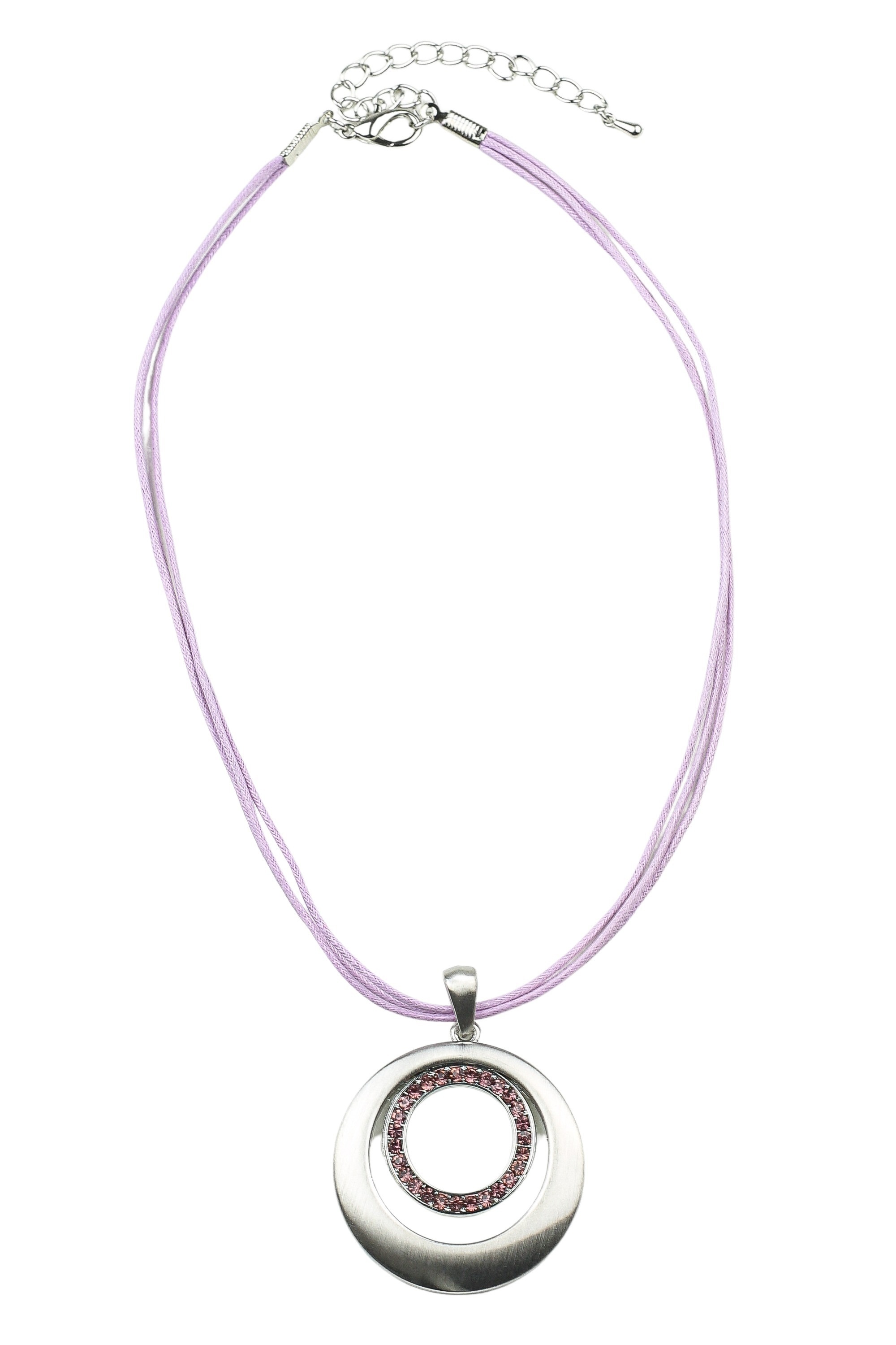 COLLEZIONE ALESSANDRO Kette mit Anhänger »Chania« mit kleinen Glassteinen