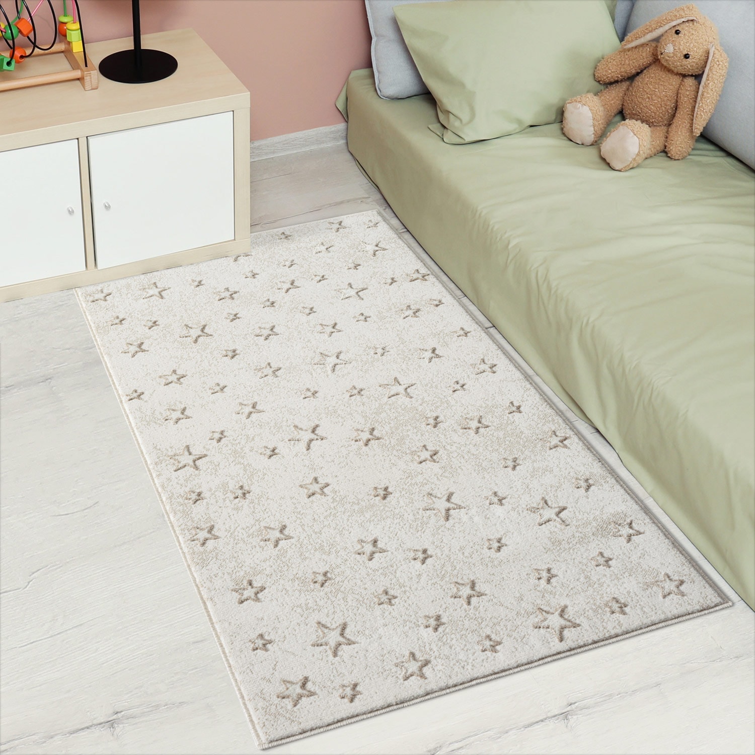 Carpet City Kinderteppich "MARA725" rechteckig 11 mm Höhe Kinderzimmer, Kur günstig online kaufen