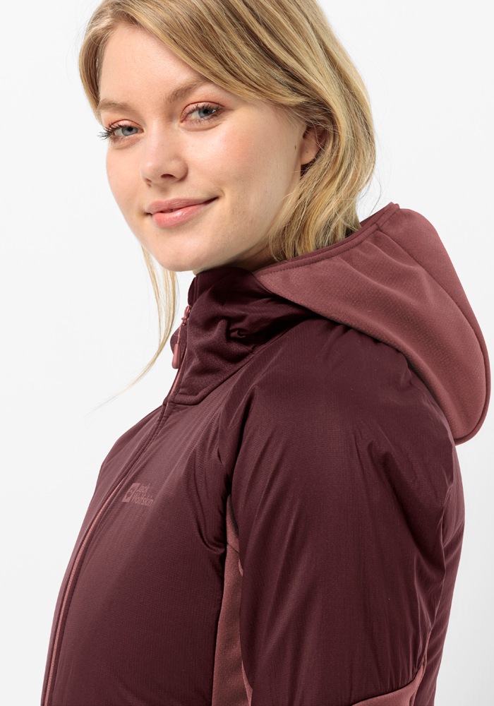 Thumbnail - Jack Wolfskin Kapuzenfleecejacke "ALPGRAT PRO INS FZ W", mit Kapuze