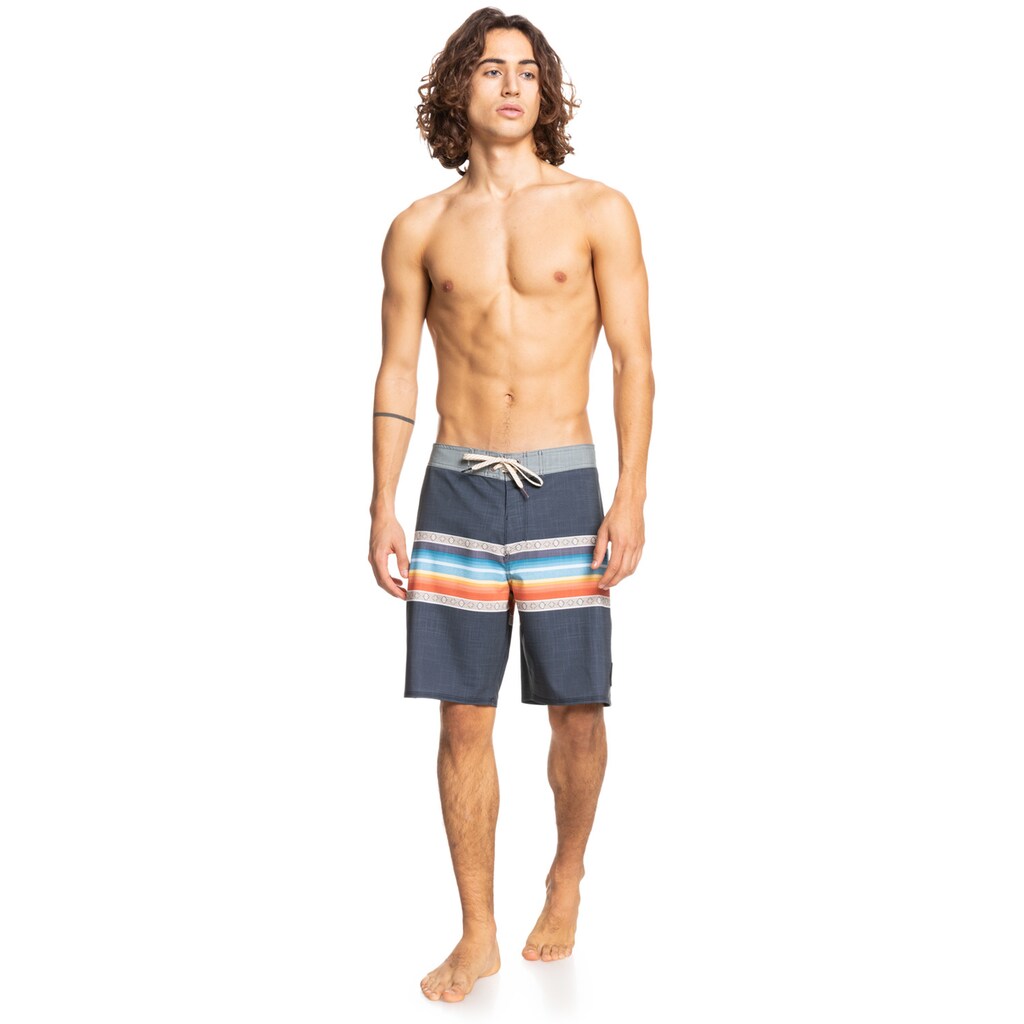 Herrenmode Shorts Quiksilver Boardshorts »Surfsilk Sun Faded 19« schwarz