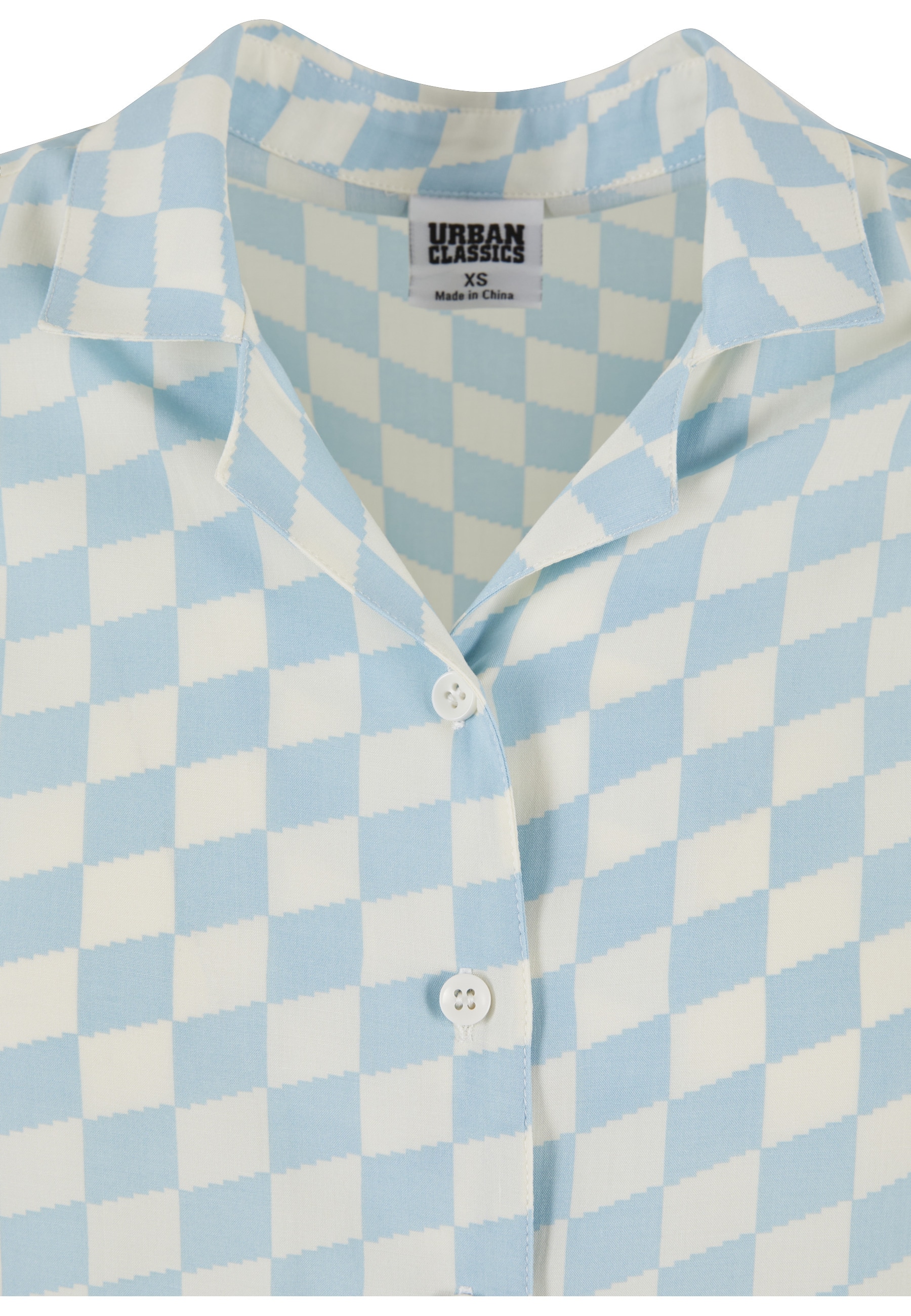 URBAN CLASSICS T-Shirt »Urban Classics Damen Ladies Resort Shirt« 1 Stk.