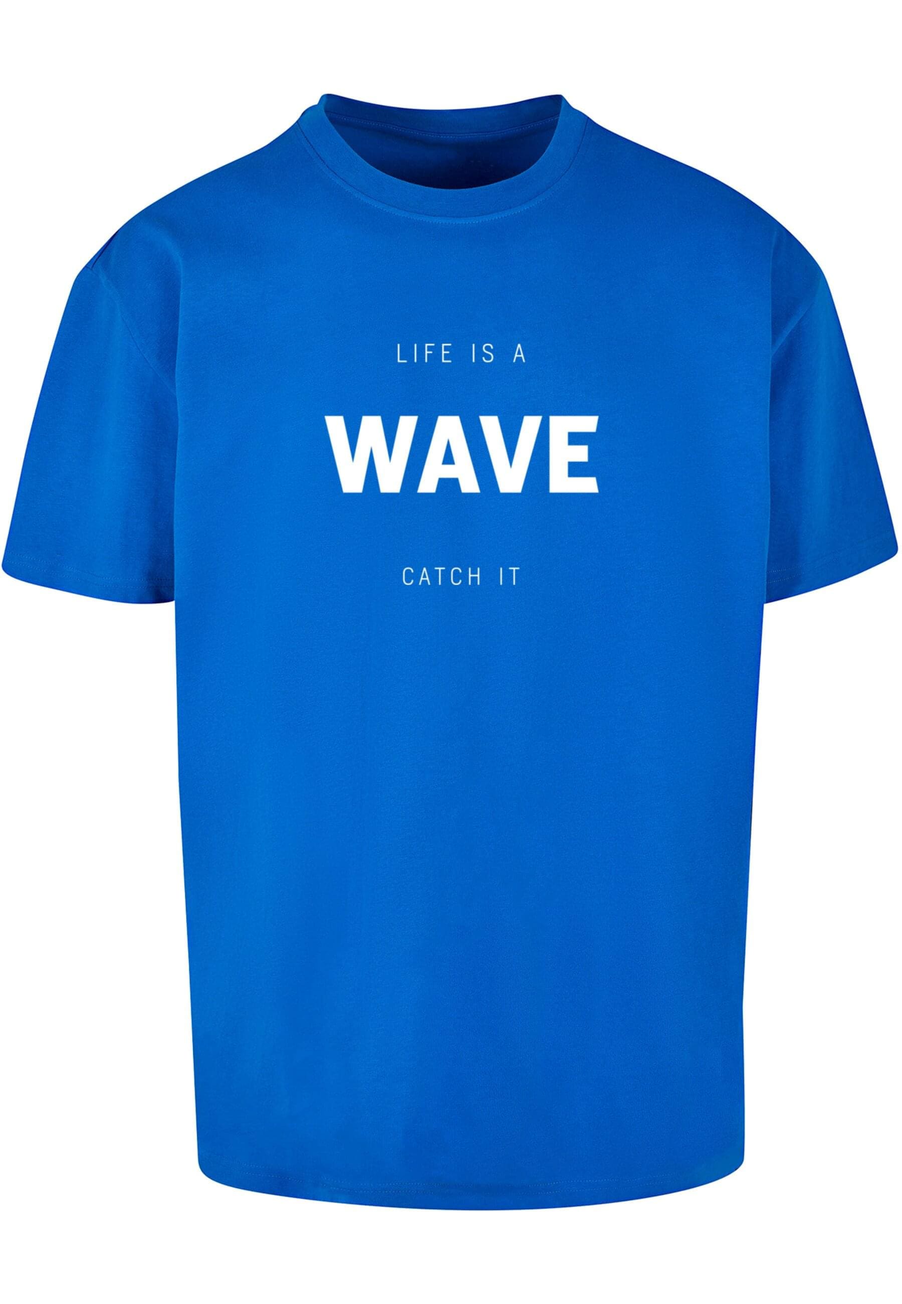 T-Shirt »Merchcode Herren Summer - Life is a wave Heavy Oversize Tee«, (1 tlg.)