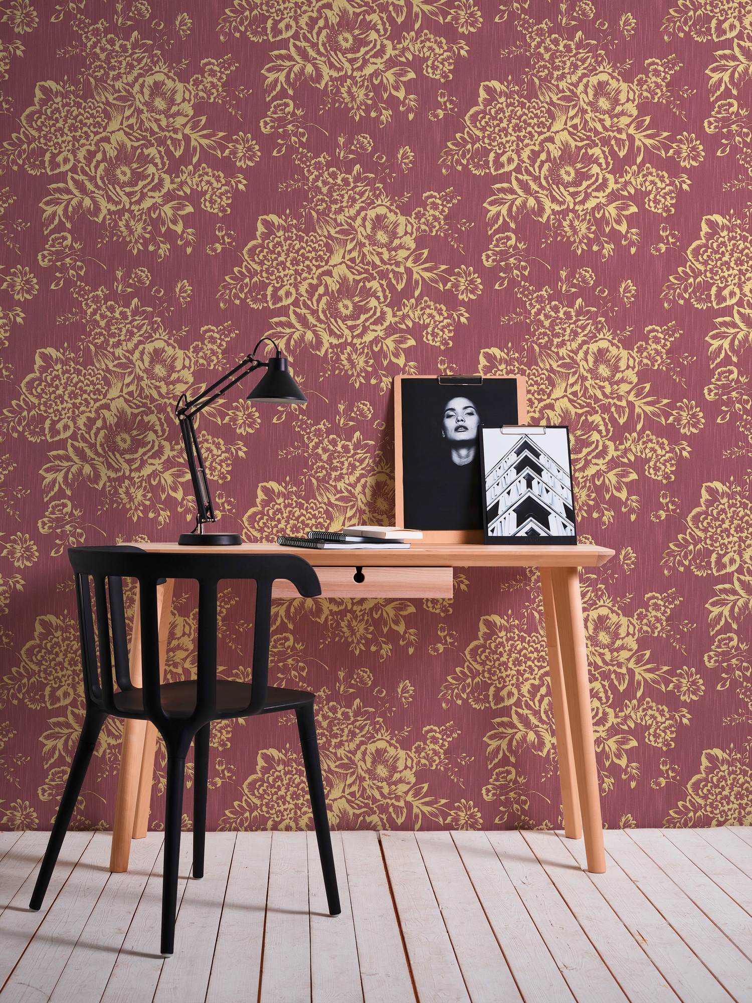 Architects Paper Textiltapete »Metallic Silk« floral | glänzend | matt samtig Barocktapete Tapete Blumen
