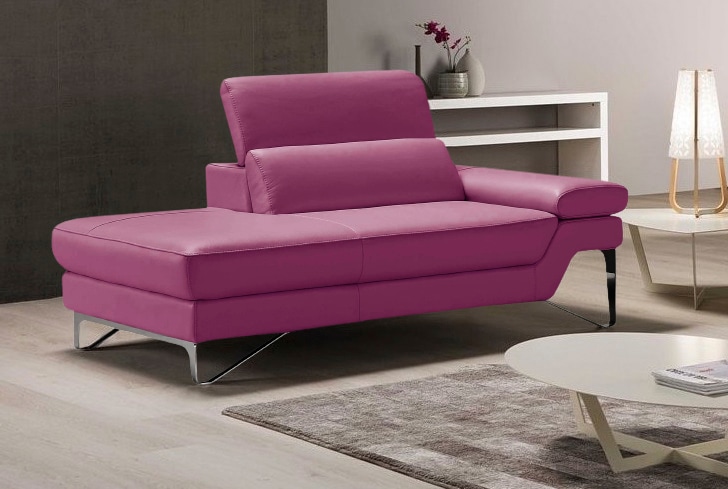 Egoitaliano Ottomane "Princess, elegantes Designsofa mit erstklassigem Sitzkomfort,", inkl. verstellbarem Kopfteil und e