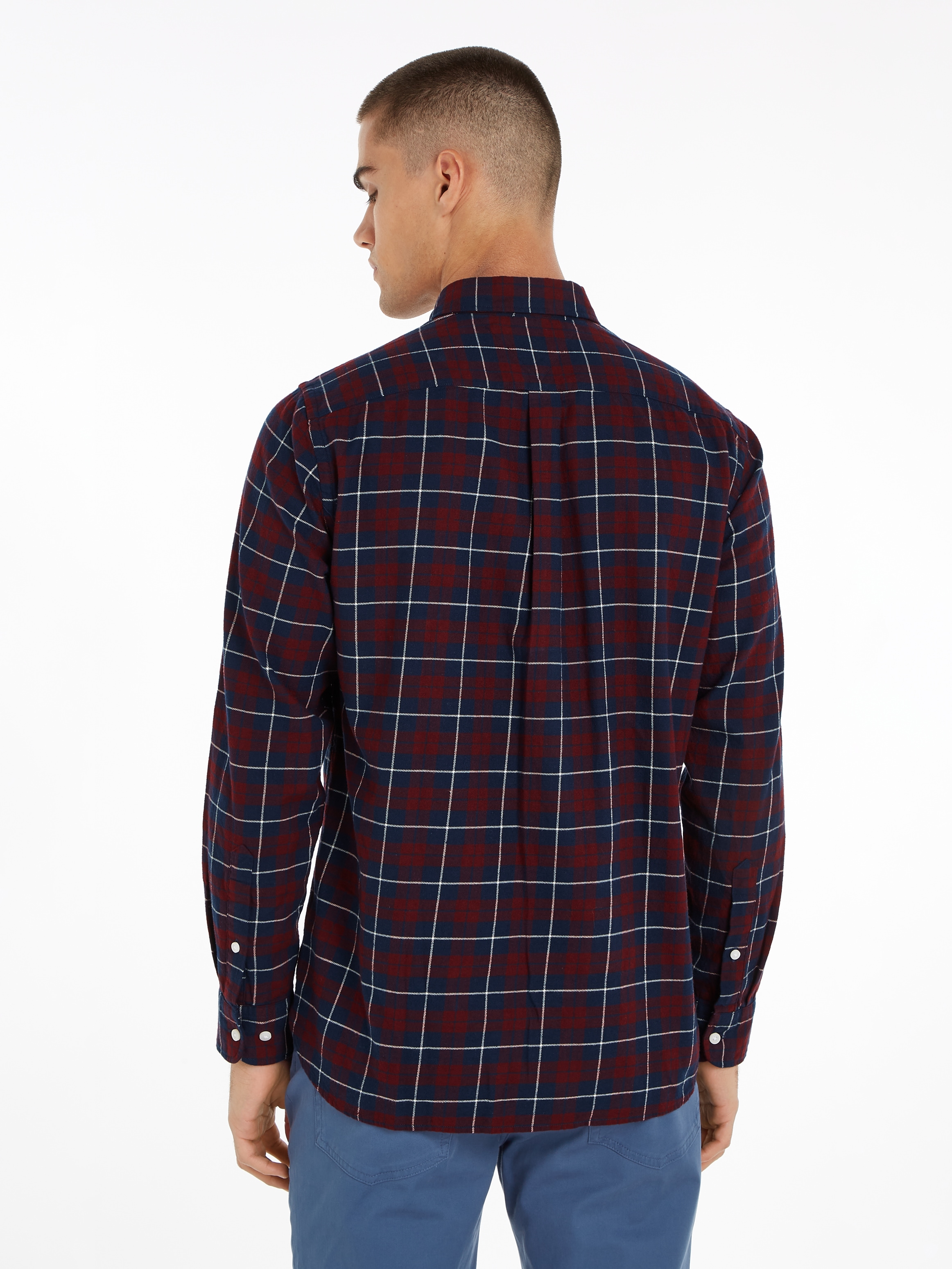 Tommy Hilfiger Langarmhemd »BRUSHED EASY CHECK RF SHIRT«, mehrfarbig kariert