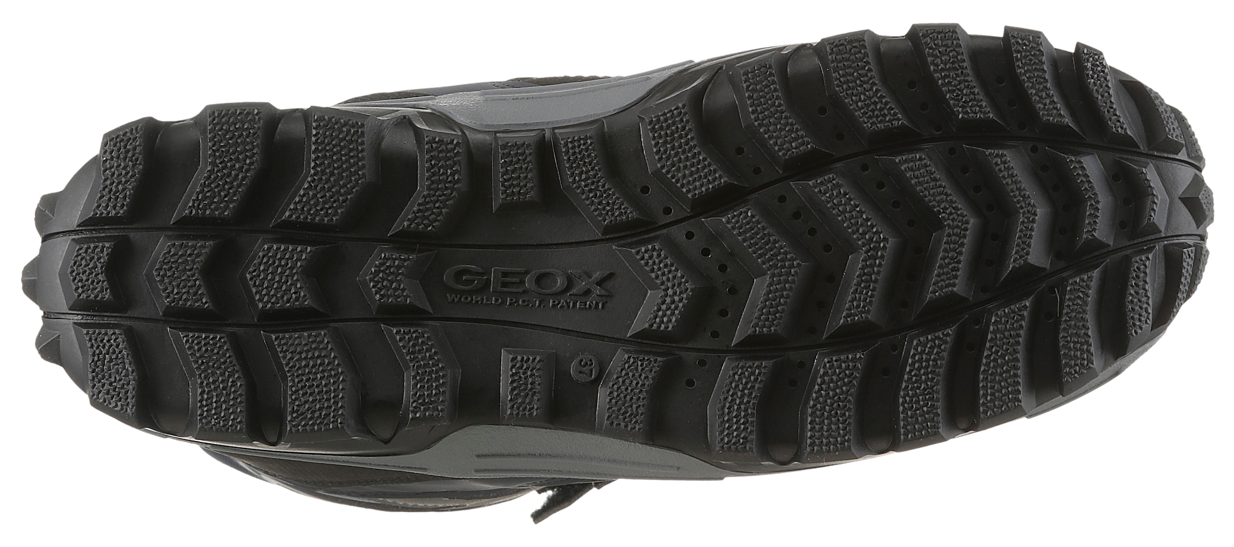Geox Winterstiefel »J HIMALAYA BOY B ABX«, Snowboots, Klettstiefel mit Warmfutter, Größenschablone zum Download
