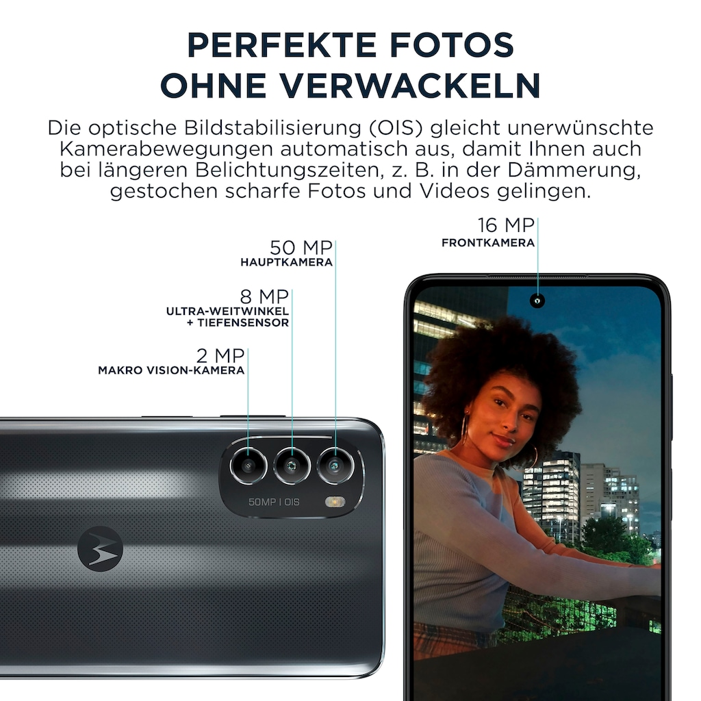 Motorola Smartphone »g82 5G«, (16,76 cm/6,6 Zoll, 128 GB Speicherplatz, 50 MP Kamera)