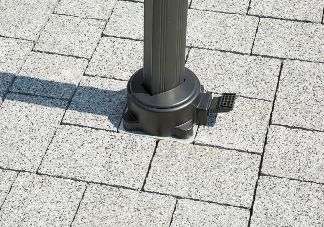 Schneider Universal Schirmständer-Platte Silber 16cm 3